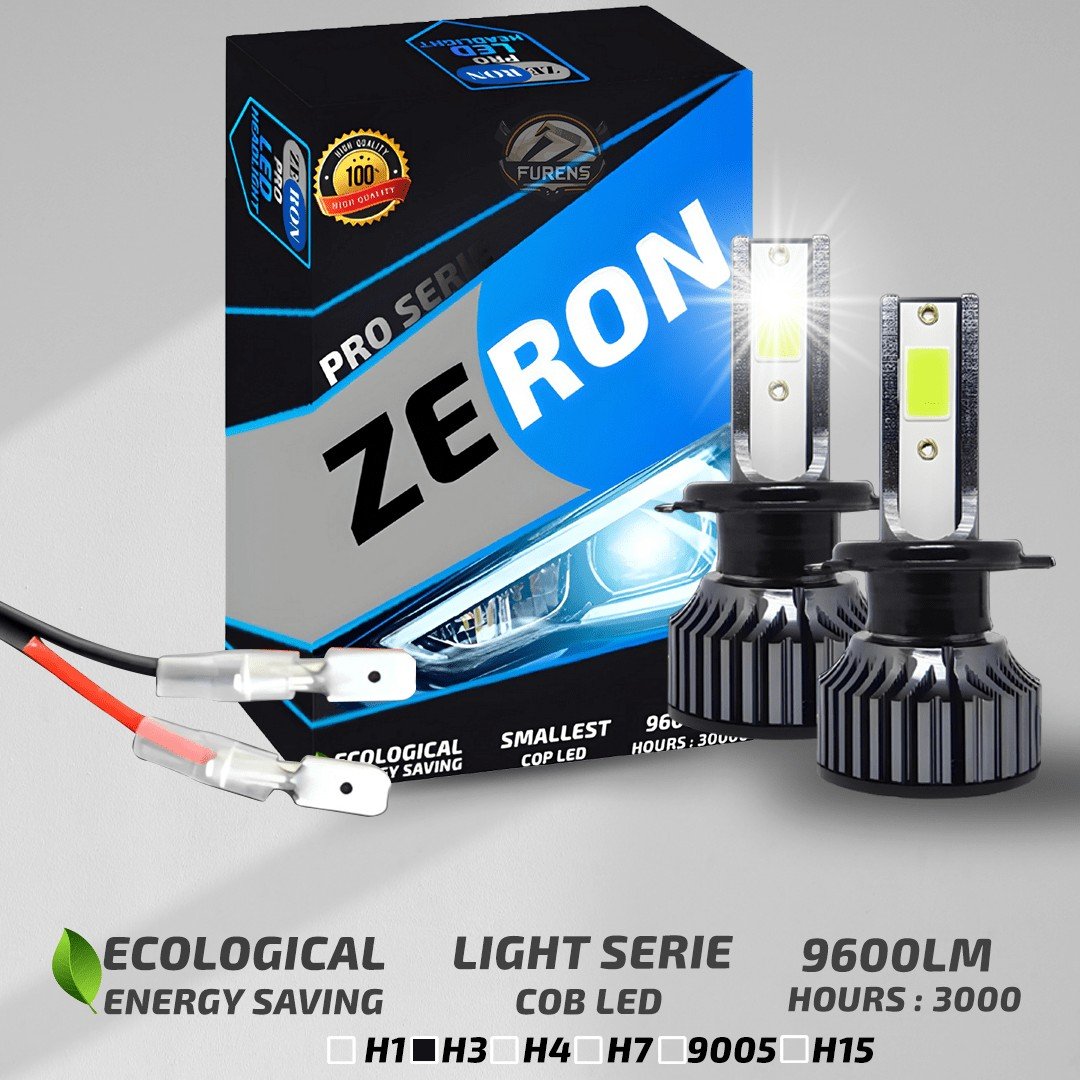 ZERON Pro Series H3 Led Xenon Şimşek Etkili Led Xenon Led Ampul