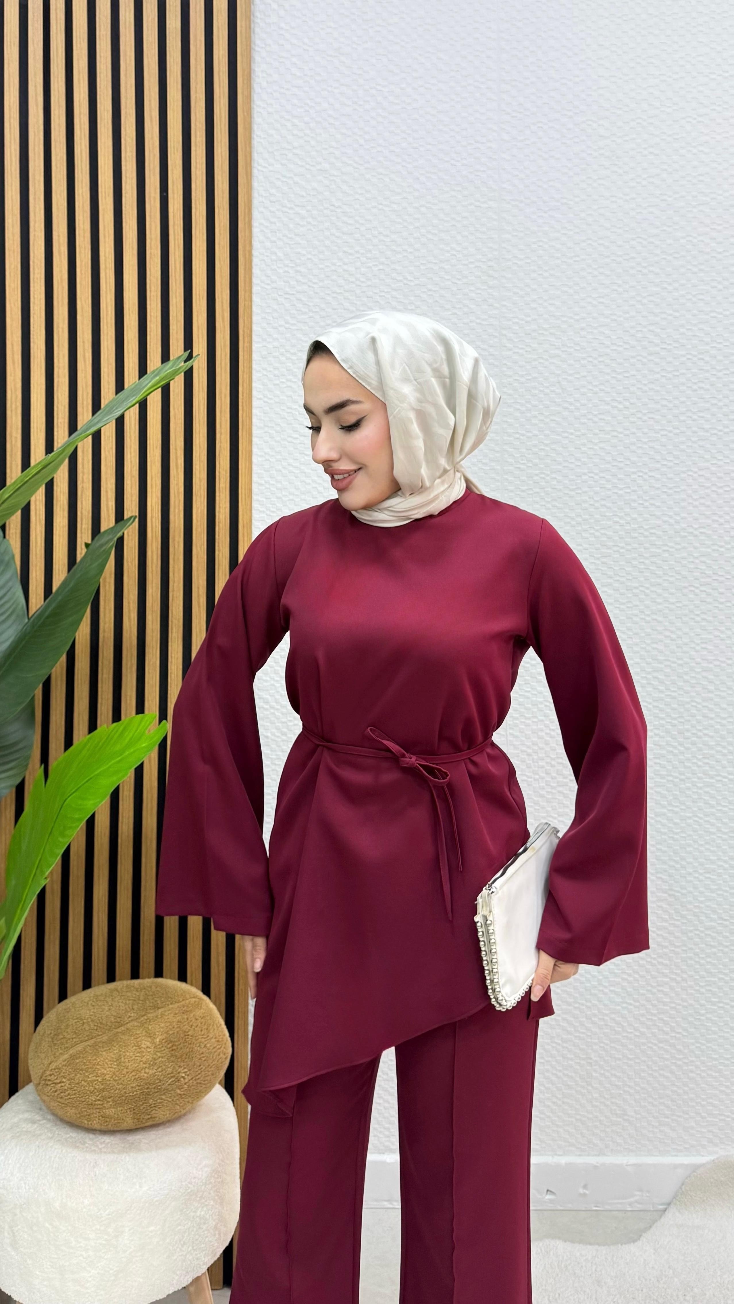 Asimetrik Takım - Bordo
