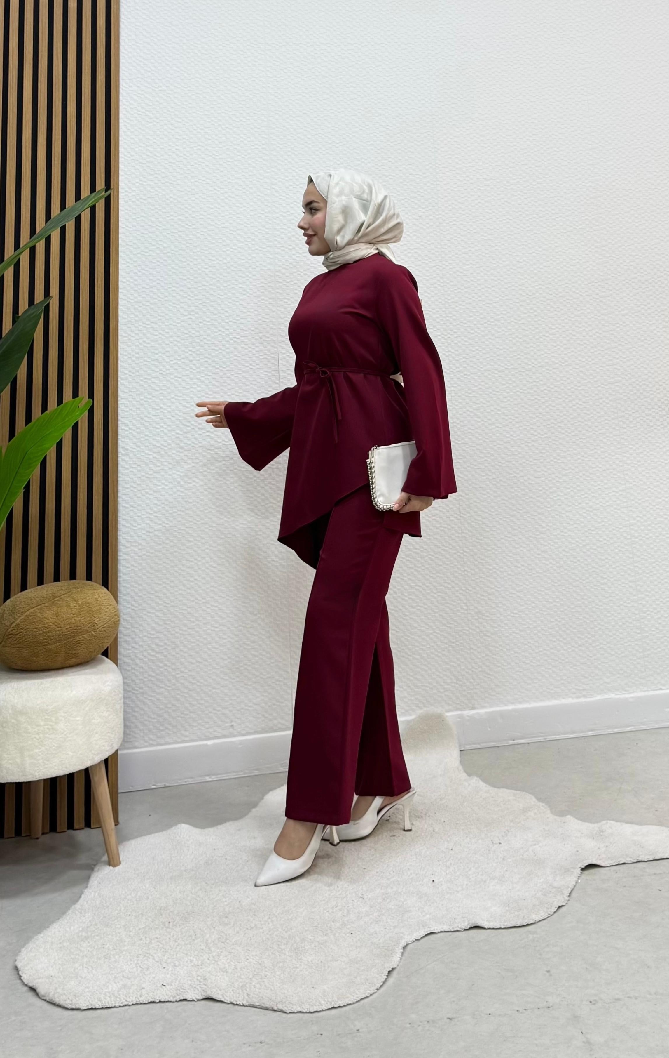 Asimetrik Takım - Bordo