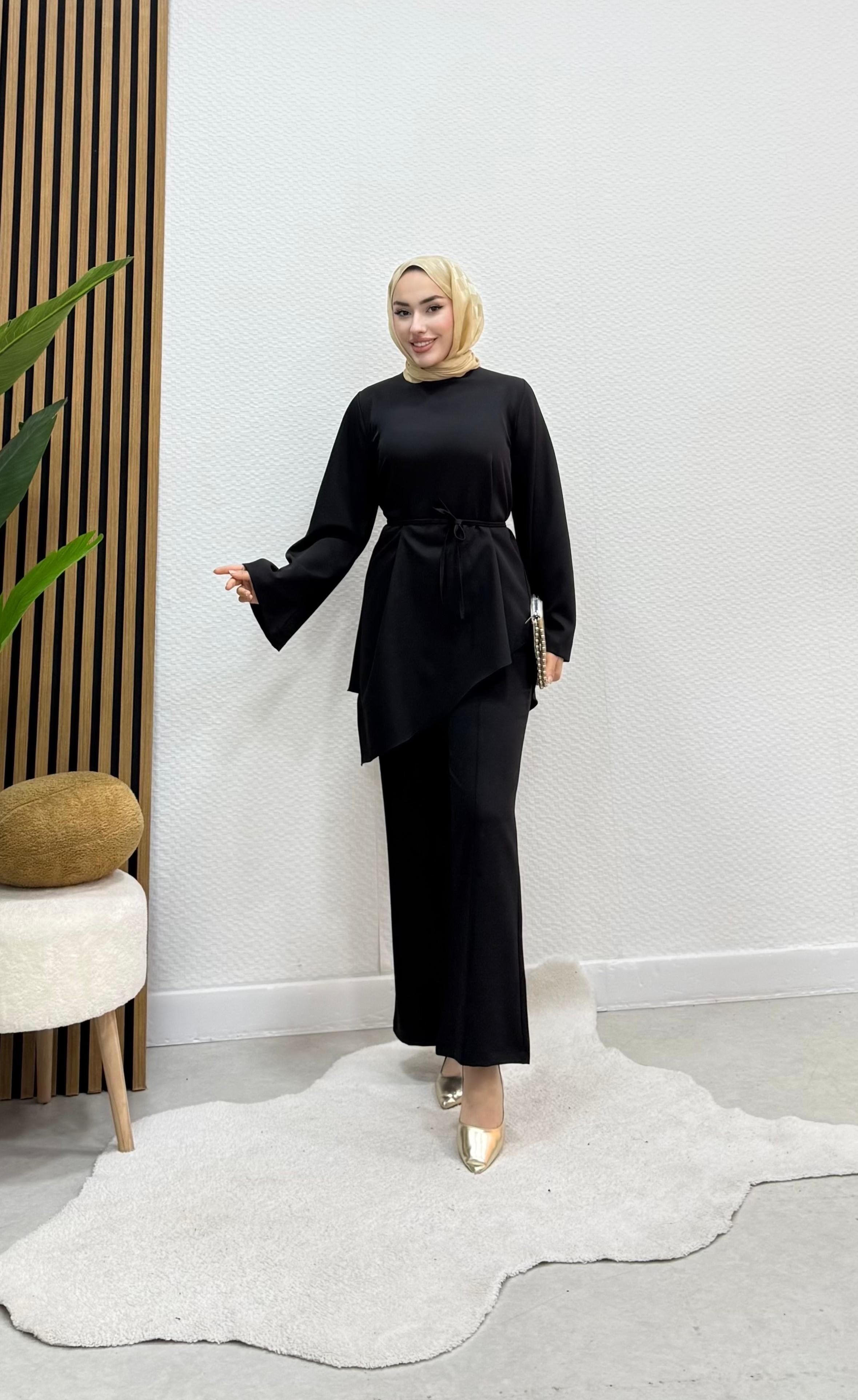 Asimetrik Takım - Siyah