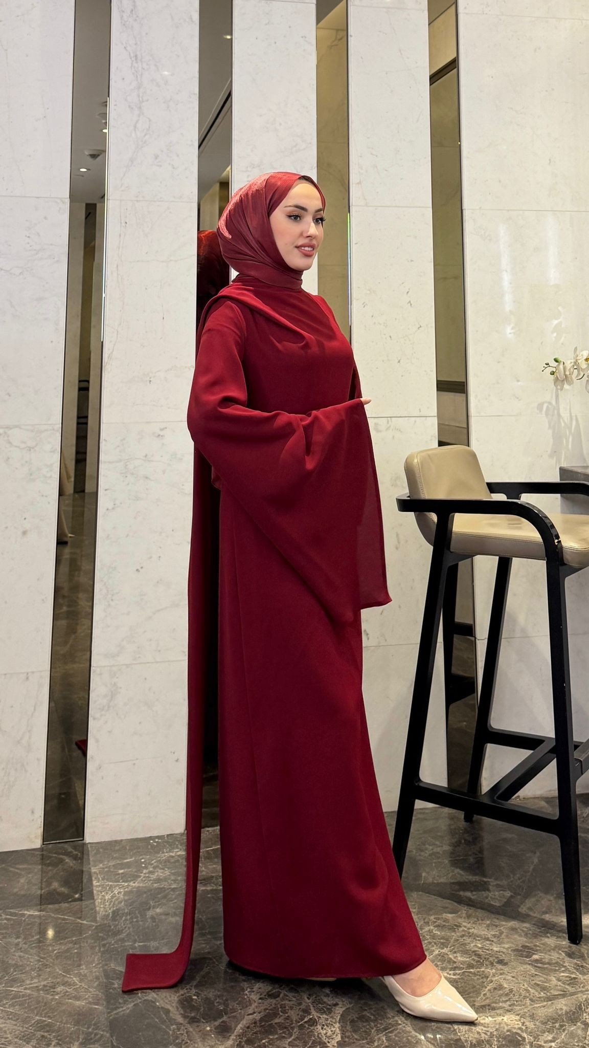 Rüya Elbise - Bordo