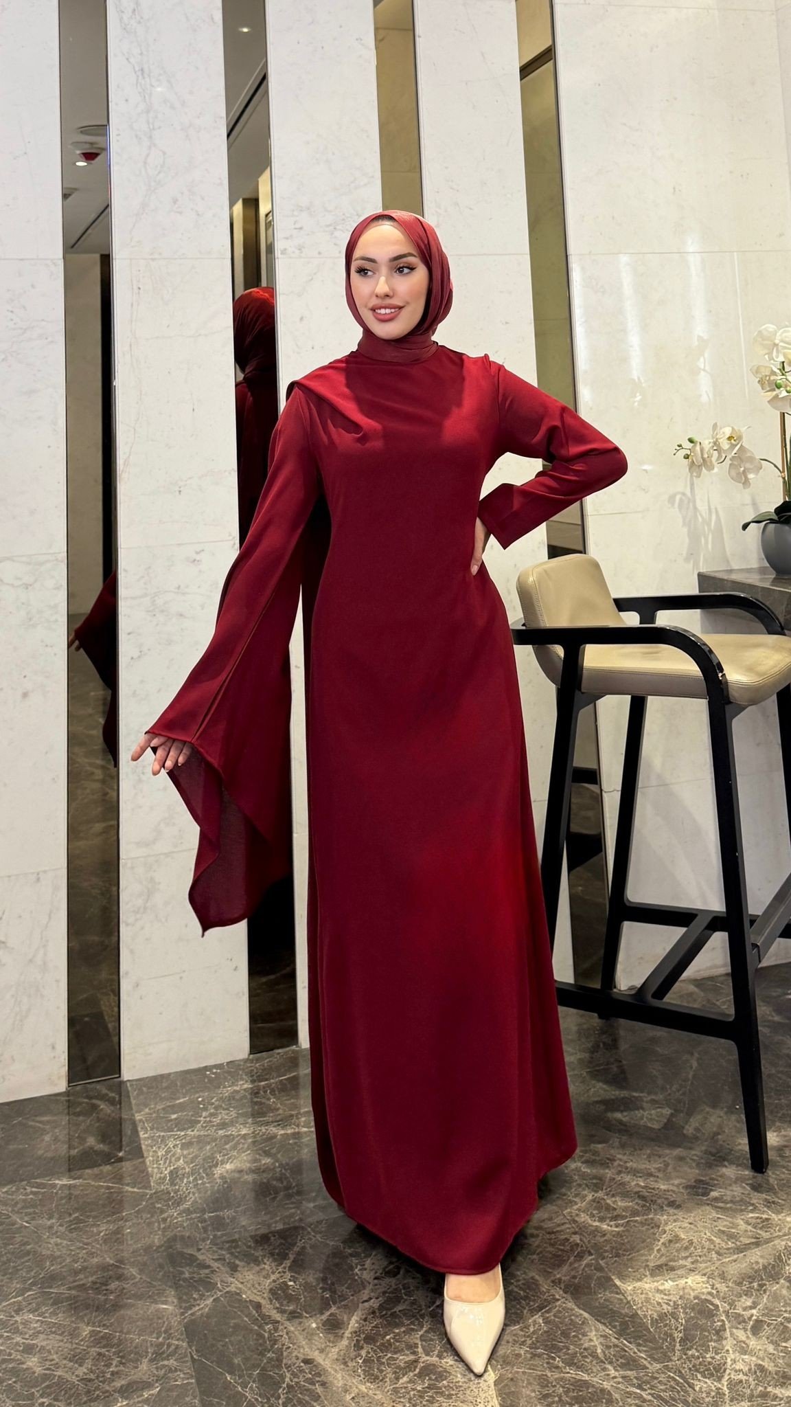 Rüya Elbise - Bordo