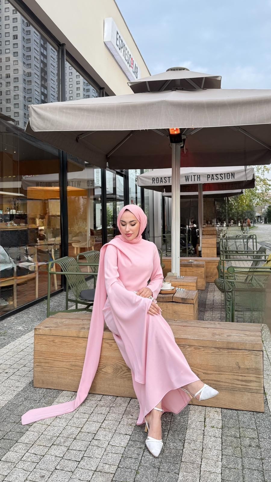 Rüya Elbise - Pembe
