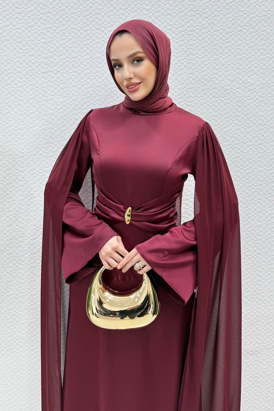 Sare Abiye -Bordo