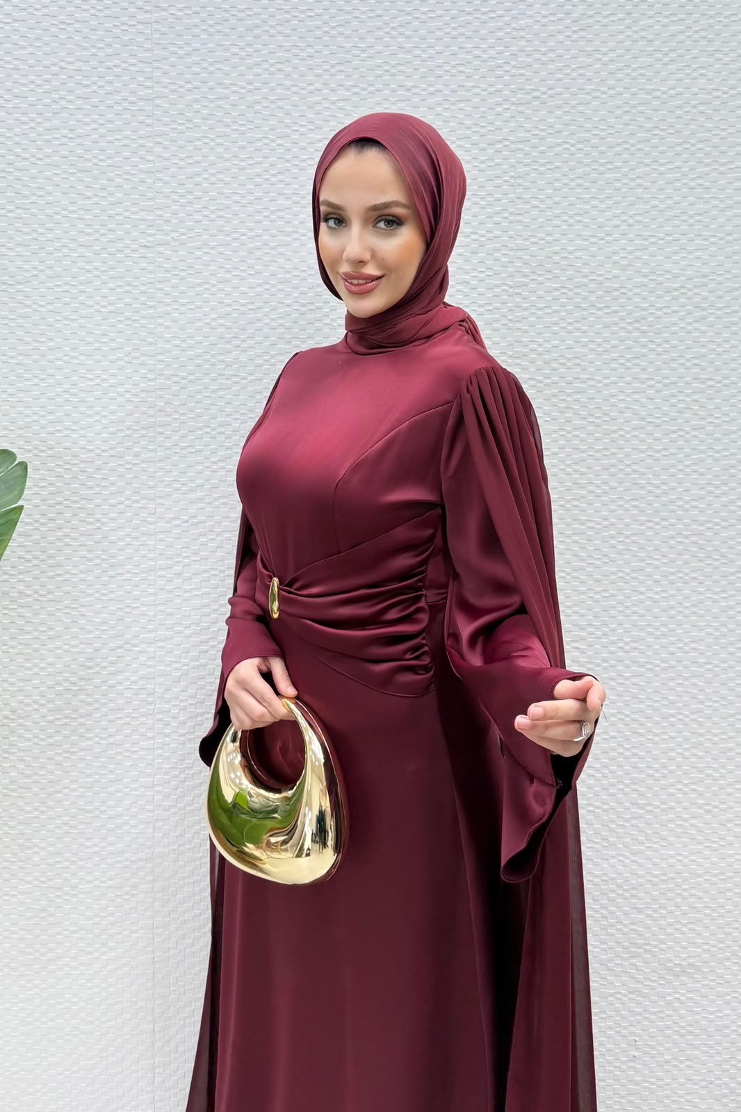 Sare Abiye -Bordo