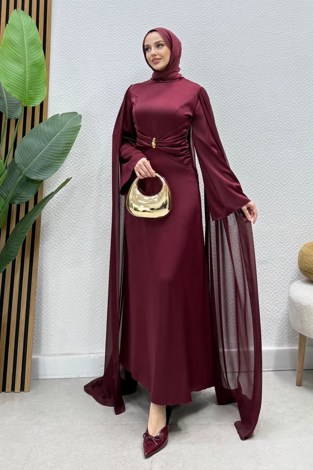 Sare Abiye -Bordo