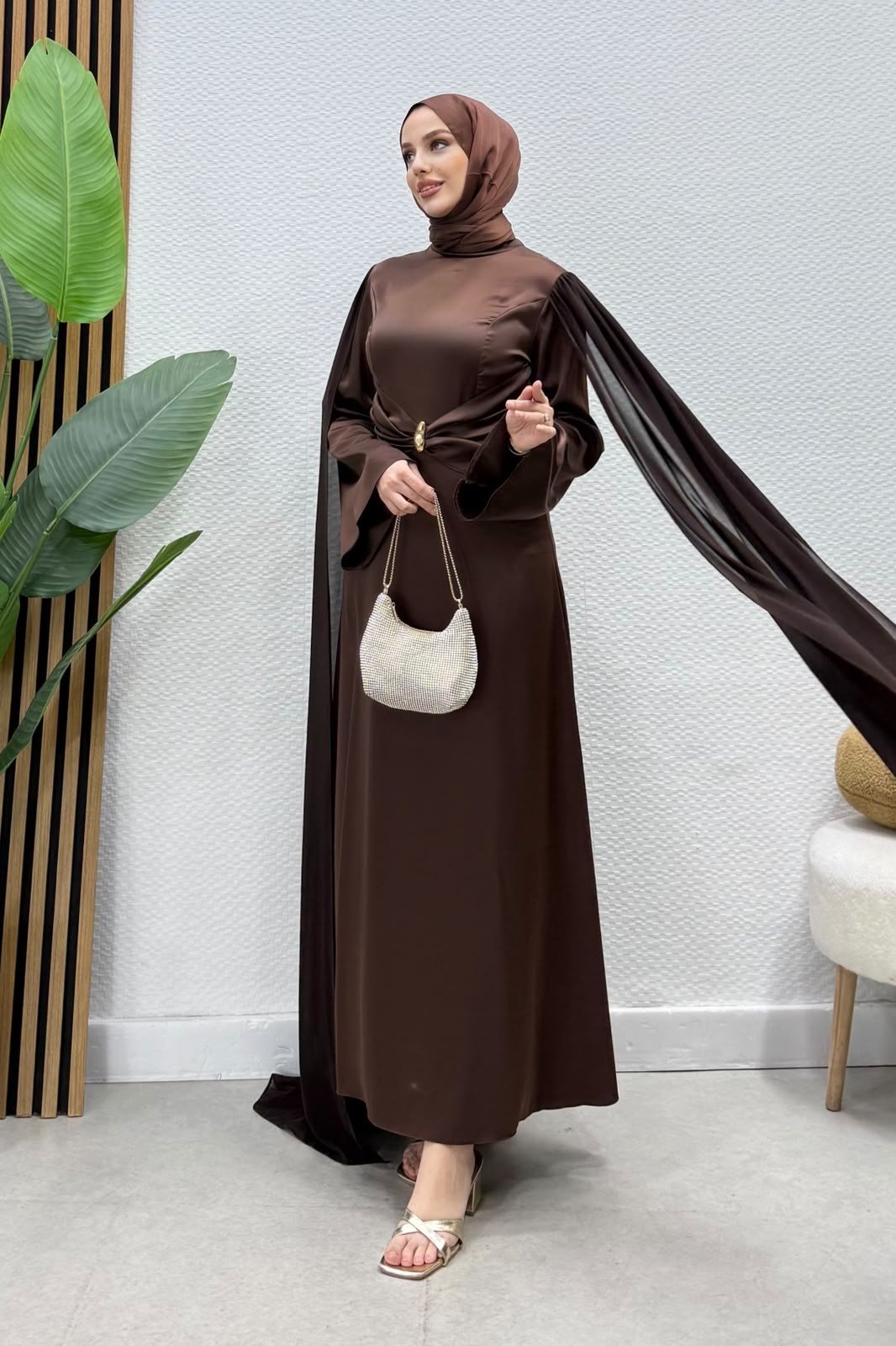 Sare Abiye -Kahverengi