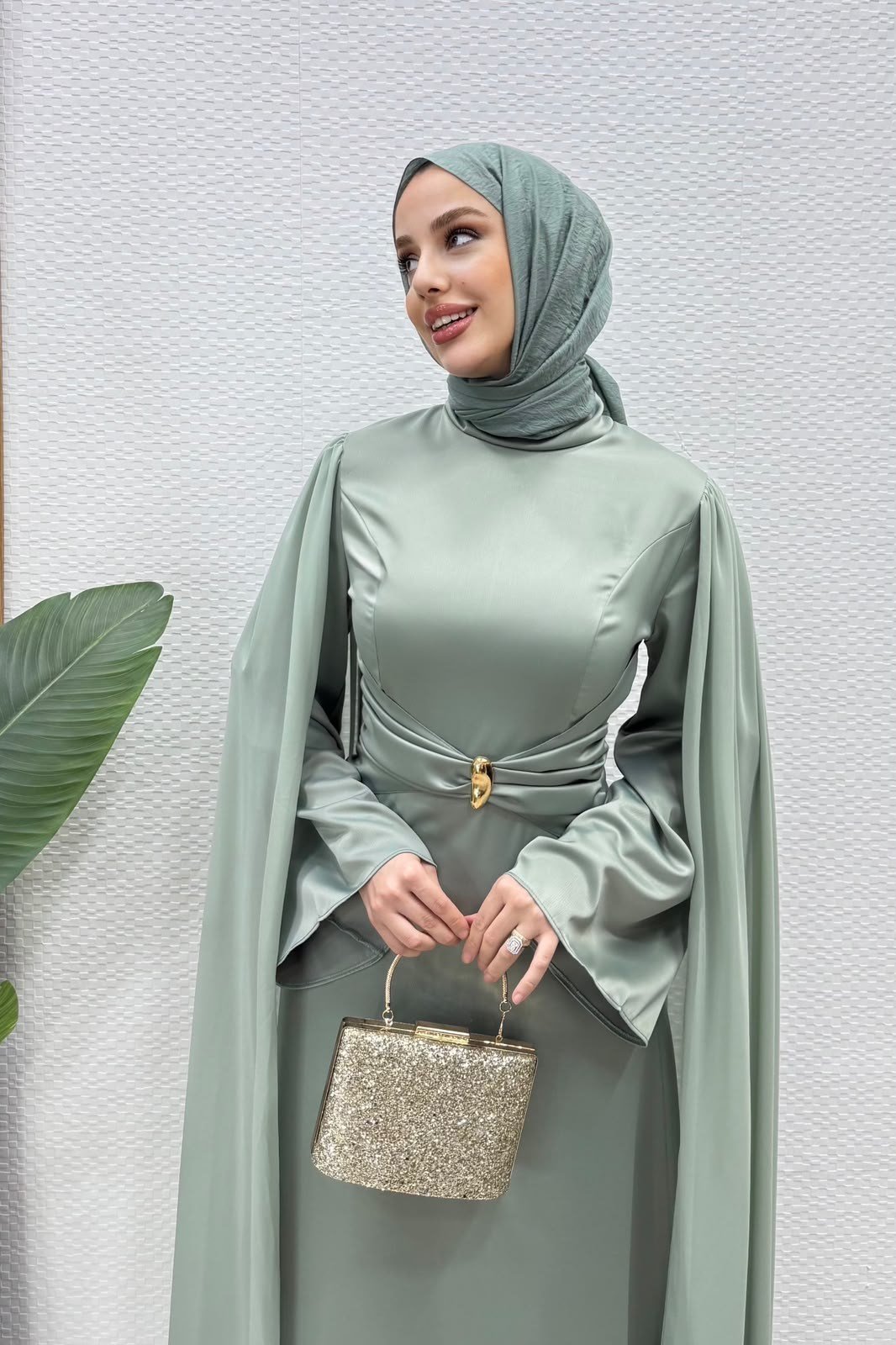 Sare Abiye -Mint Yeşili
