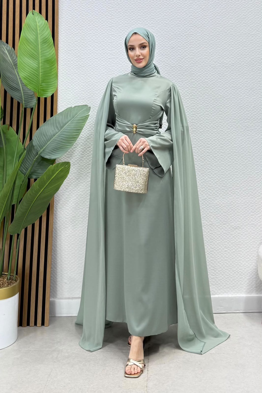 Sare Abiye -Mint Yeşili