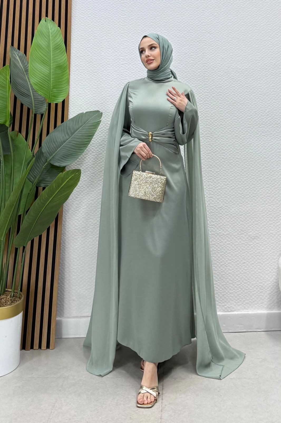 Sare Abiye -Mint Yeşili