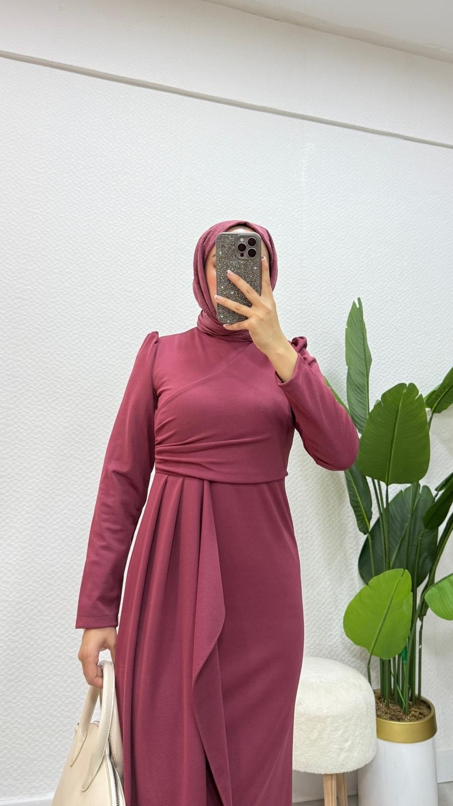 Scuba Nalan Elbise - Pembe