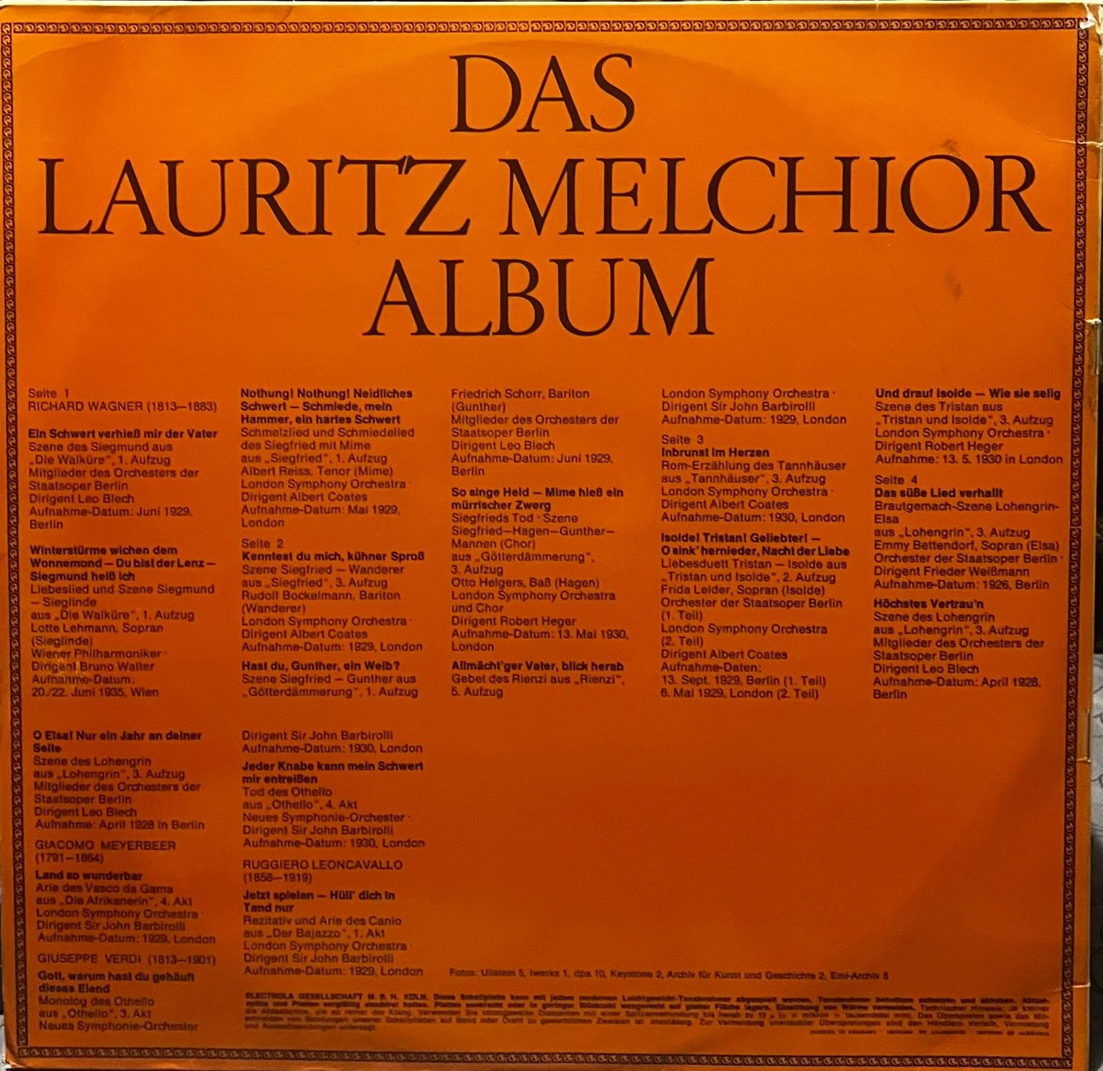 “Lauritz Melchior – Der Wagner-Tenor des Jahrhunderts” 