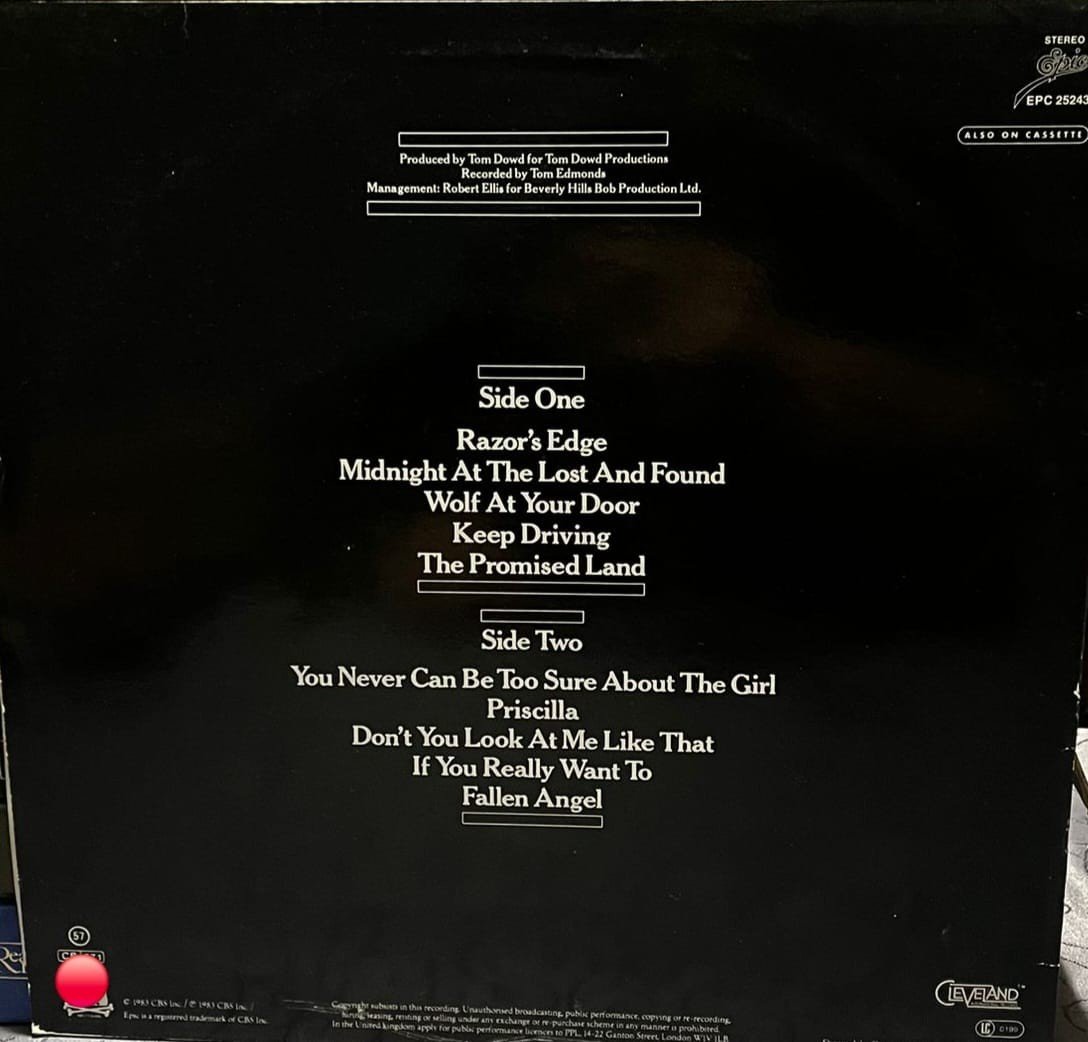 “Midnight at the Lost and Found” (Epic, 1983)