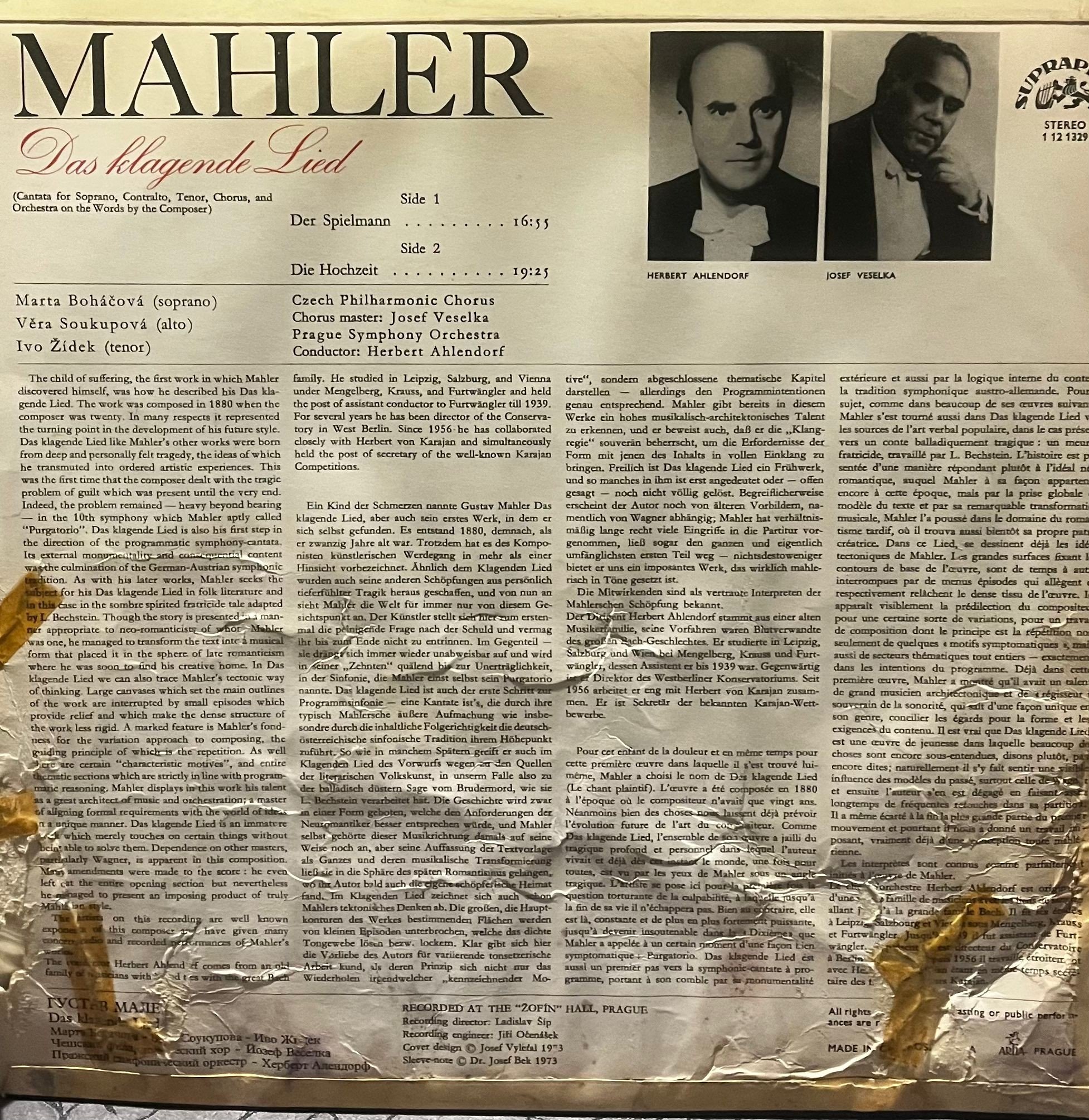 Das klagende Lied (The Plaintive Song)