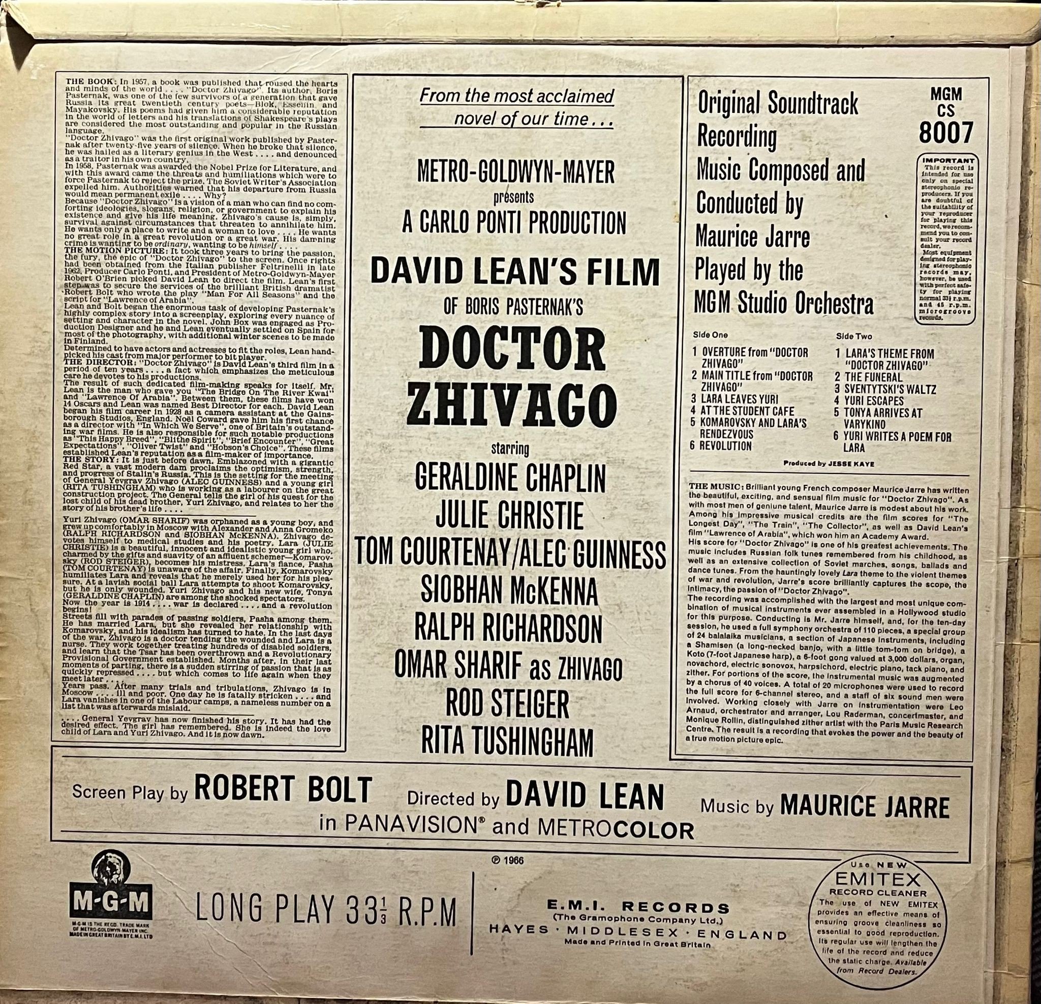 Doctor Zhivago – Original Soundtrack (1965)