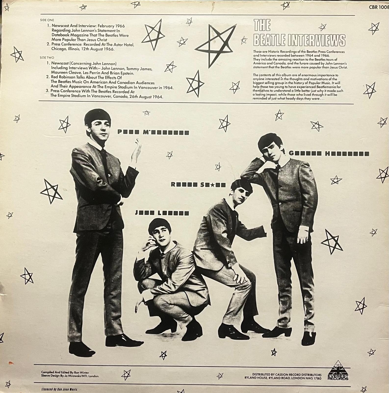 The Beatle Interviews (Phoenix Records, CBR 1006) 