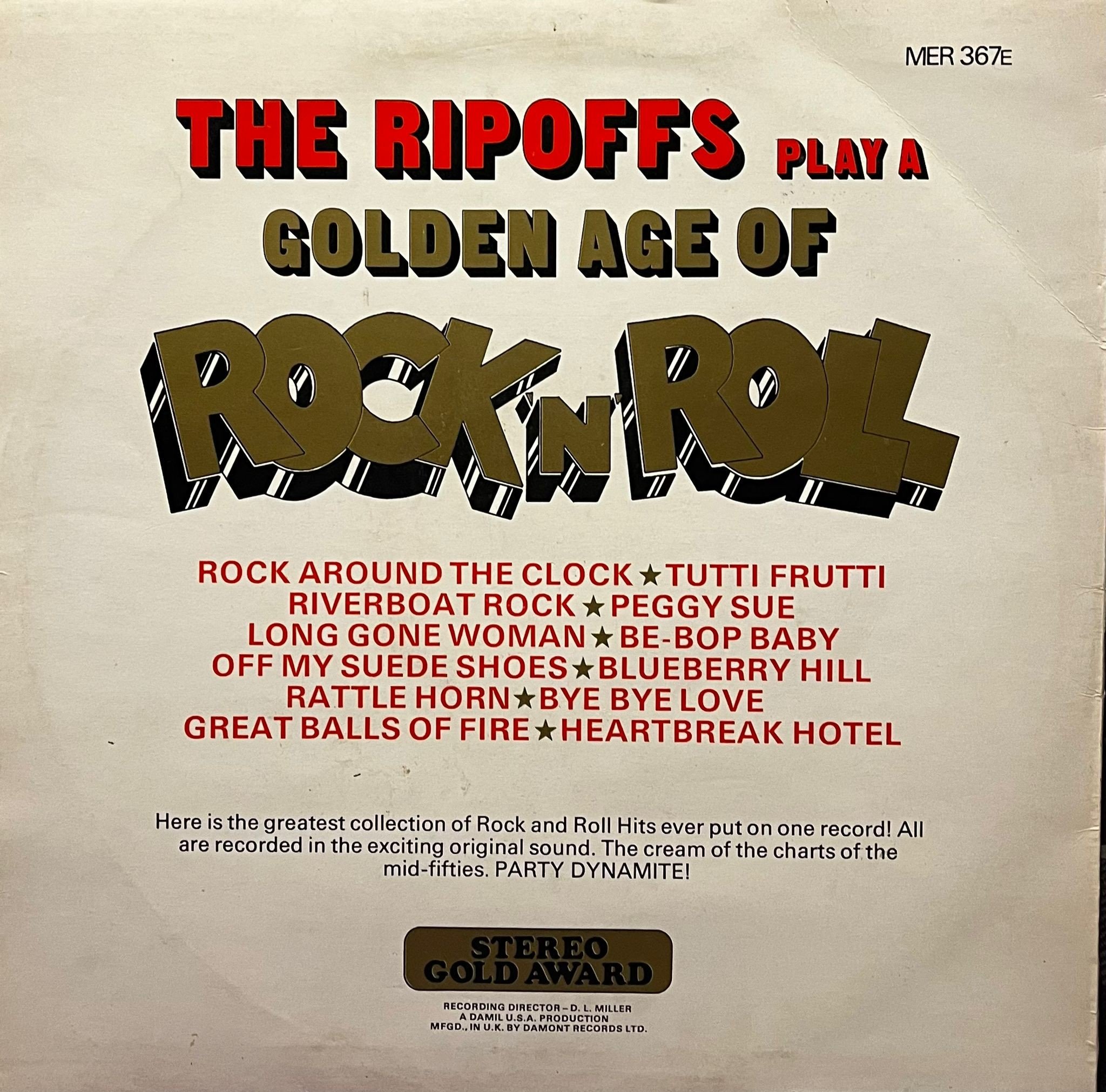 The Ripoffs – Play a Golden Age of Rock 'N' Roll