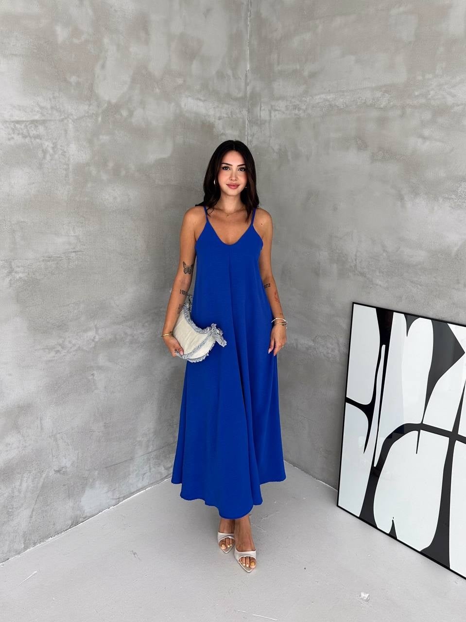 SAKS MAVİ Ayrobin Elbise