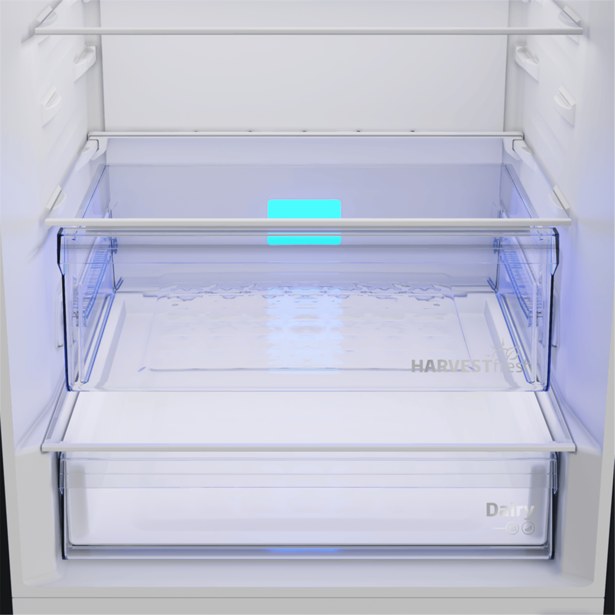 670475 IESC AI Siyah Cam Yapay Zeka Teknolojili No Frost Buzdolabı