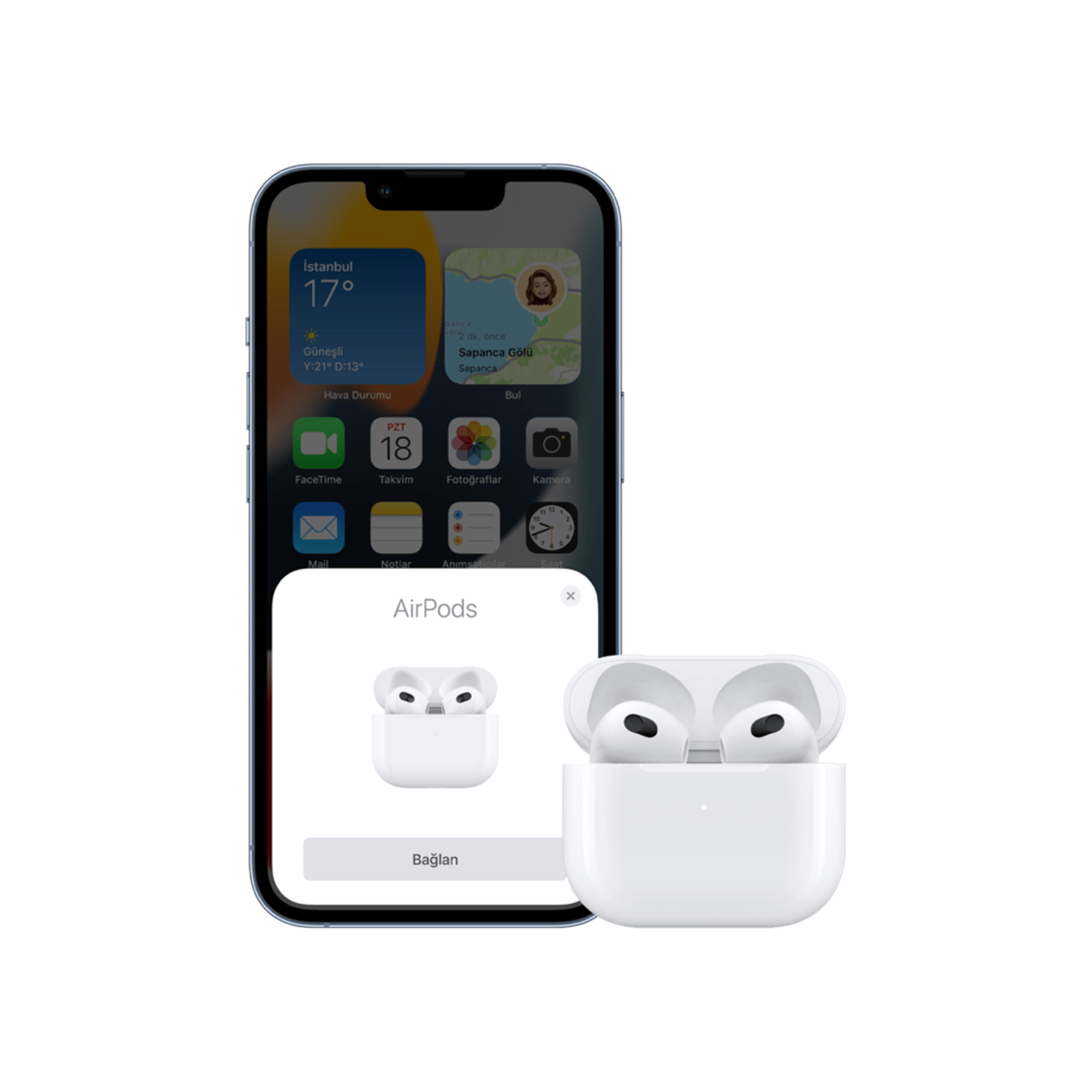 Apple AirPods 3. Nesil Lightning Şarj Kulaklık