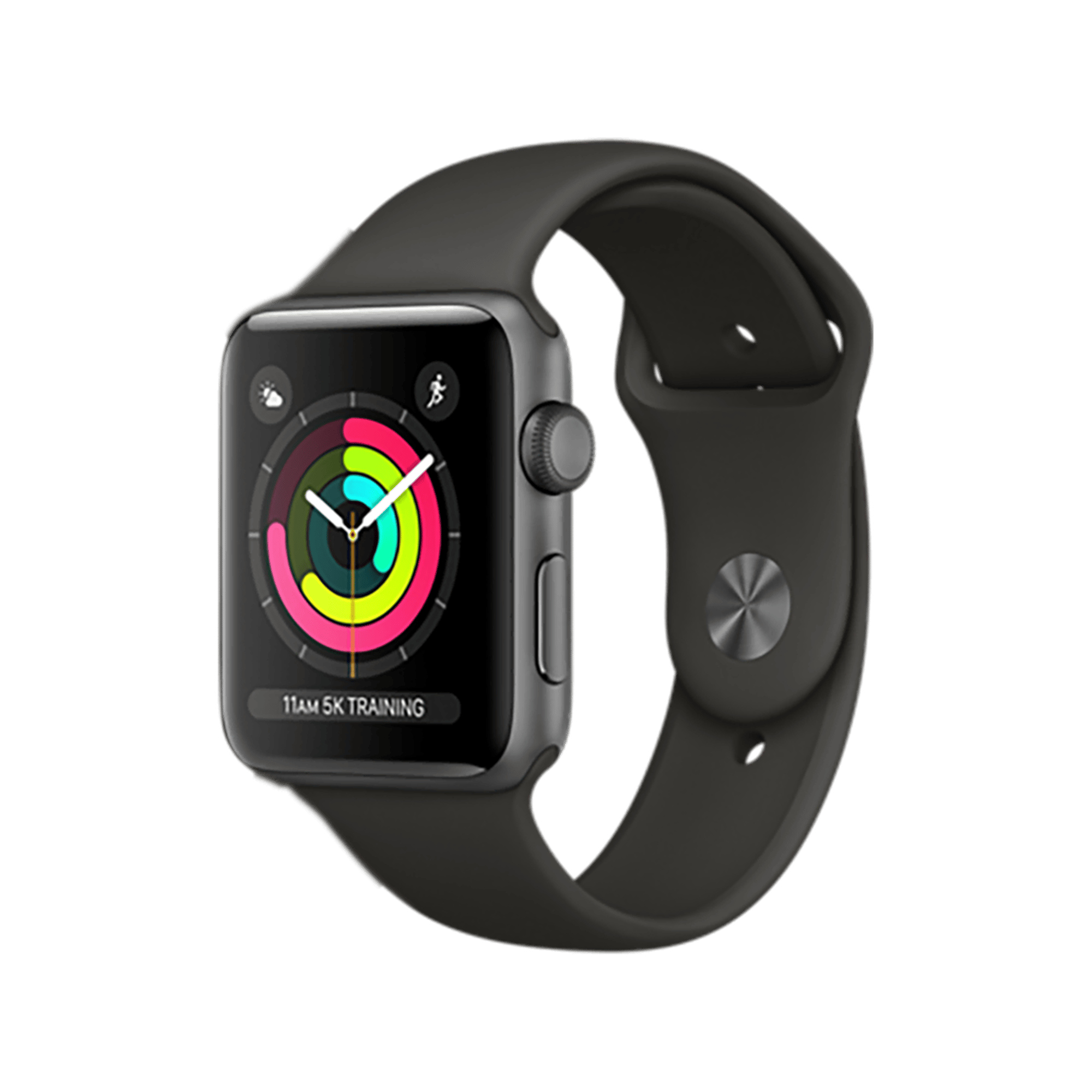 Apple W 1,42mm Space GreyBlackSportBand Apple Watch