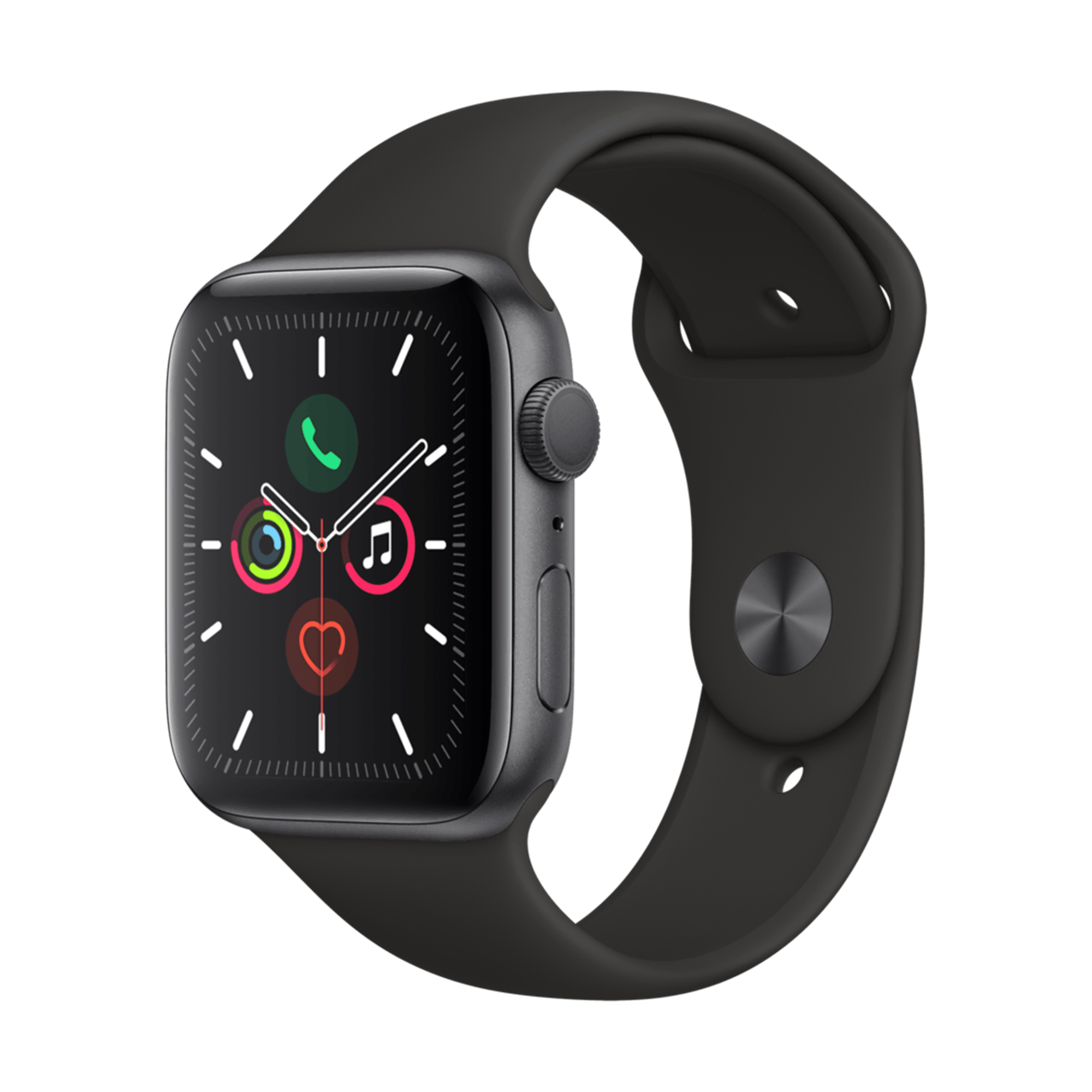 APPLE W S5 44 SG AL Case- Black bnd Giyilebilir Teknoloji