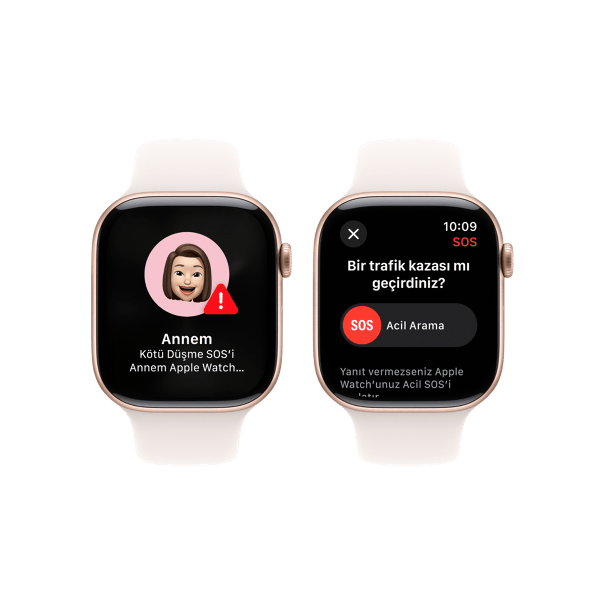 Apple Watch 10 GPS 42mm Altın S. SB-S/M Akıllı Saat