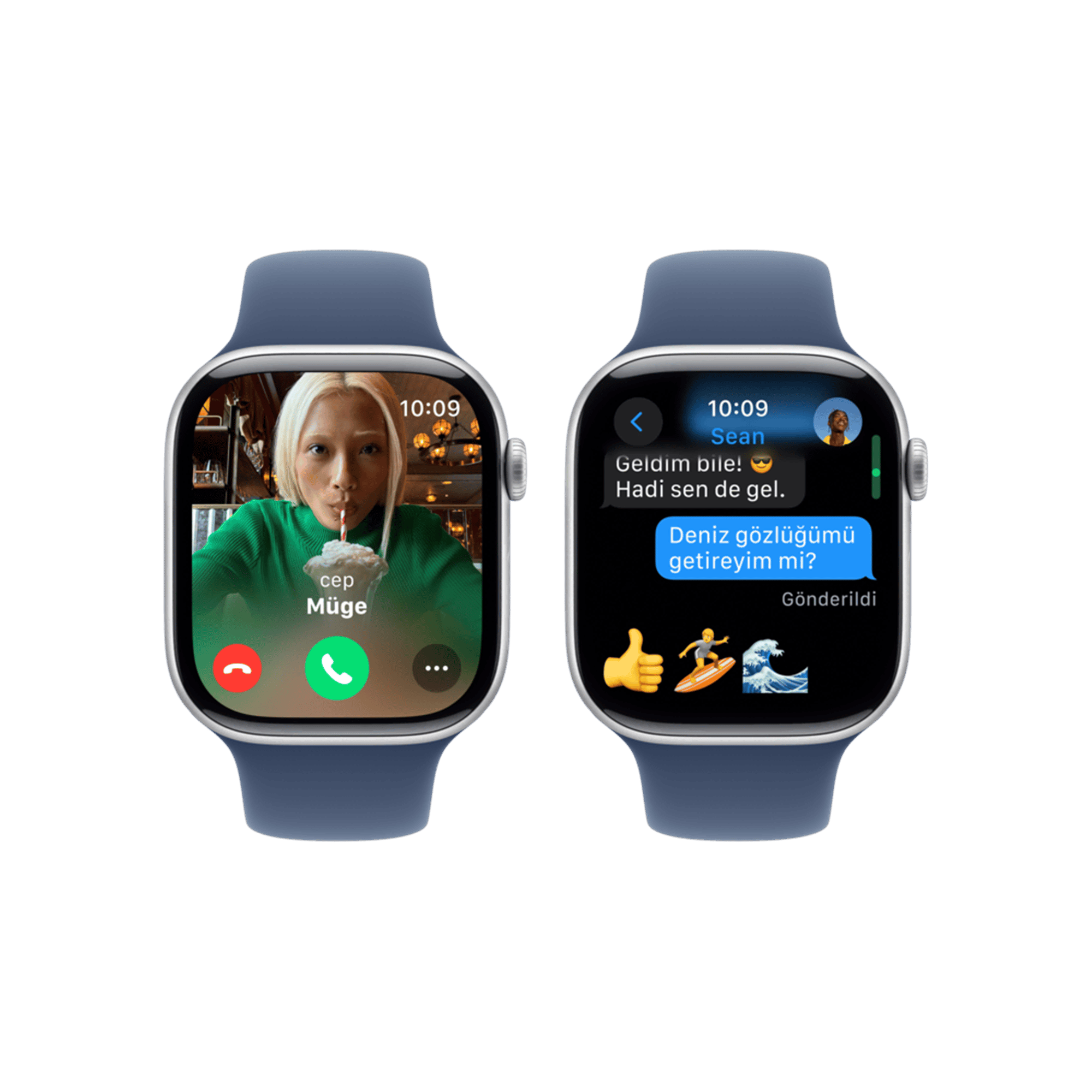 Apple Watch 10 GPS 42mm Gümüş SB-S/M Akıllı Saat