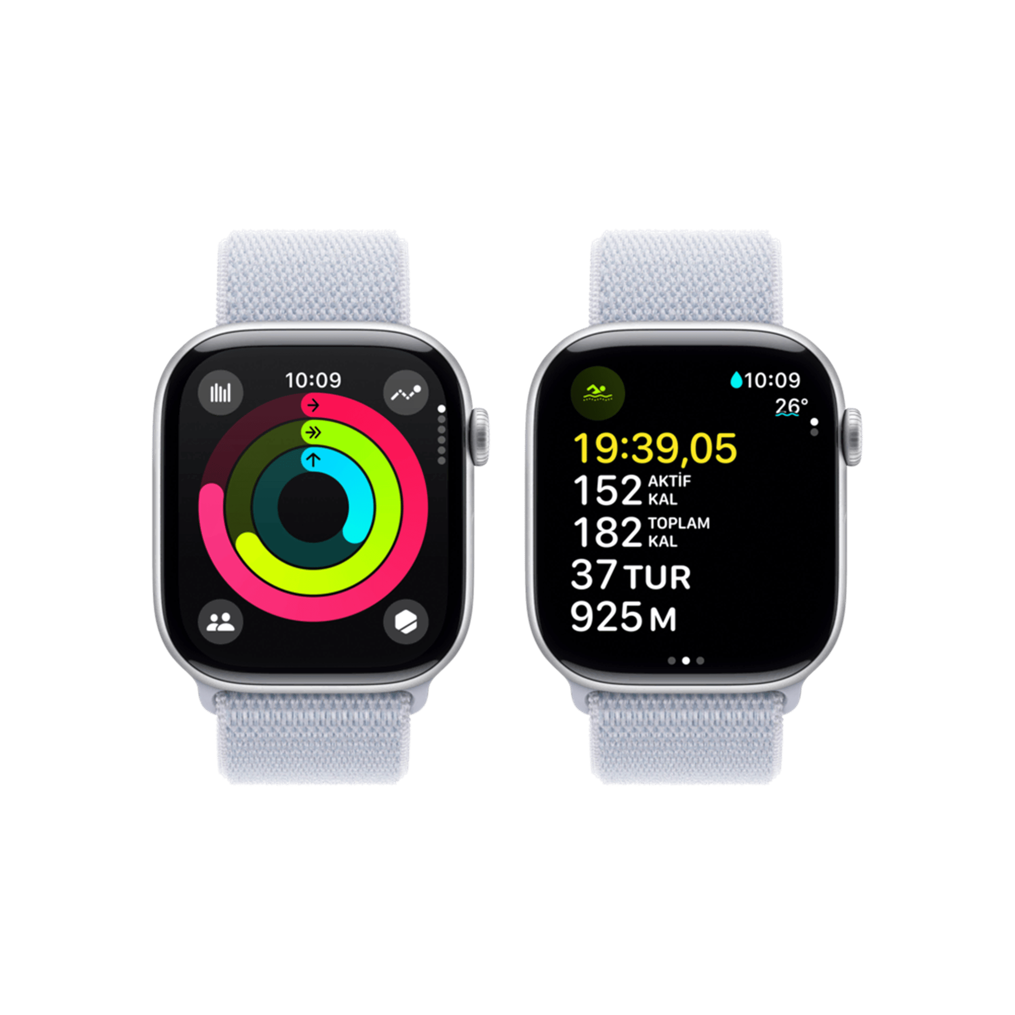 Apple Watch 10 GPS 42mm Gümüş SL Akıllı Saat