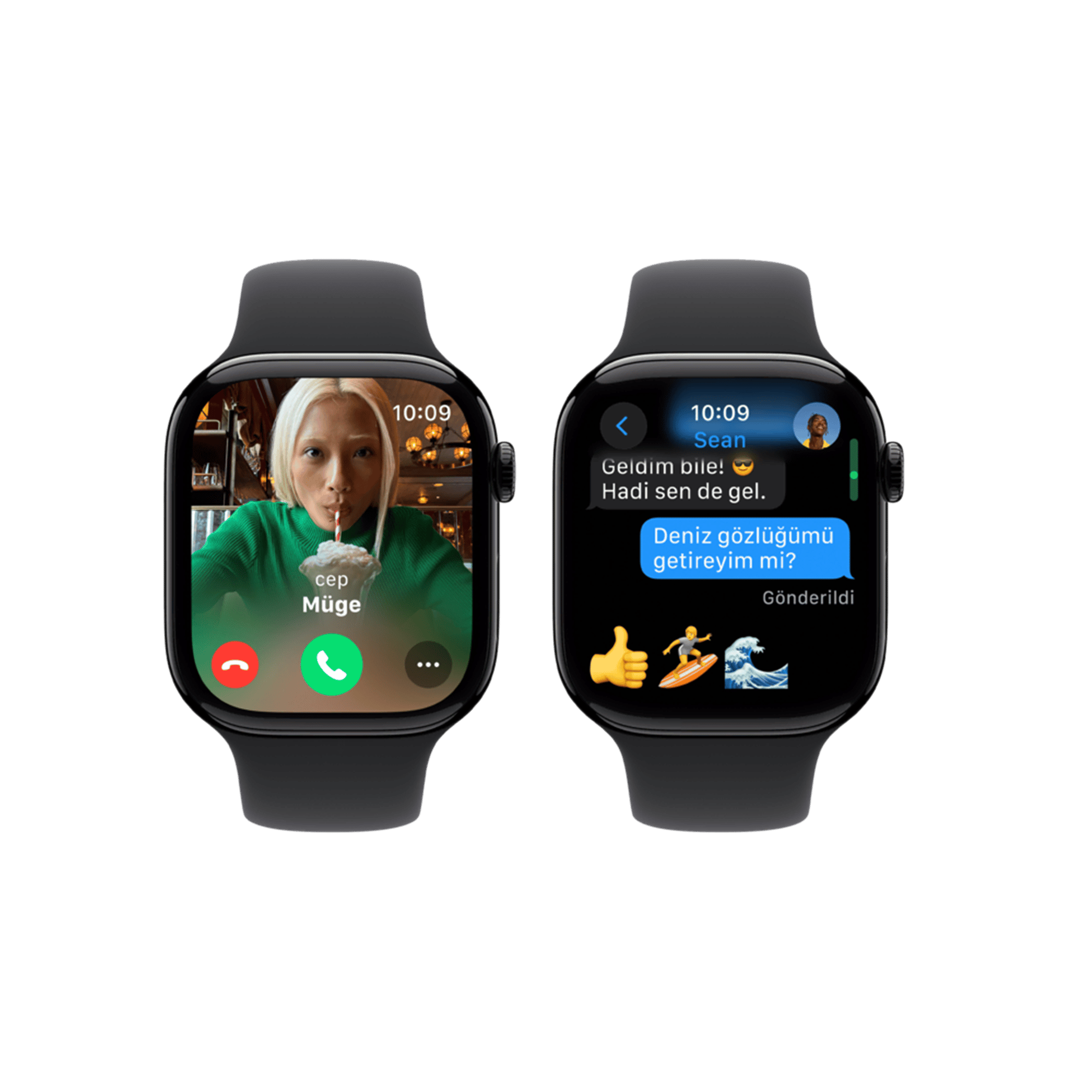 Apple Watch 10 GPS 42mm Siyah SB-M/L Akıllı Saat