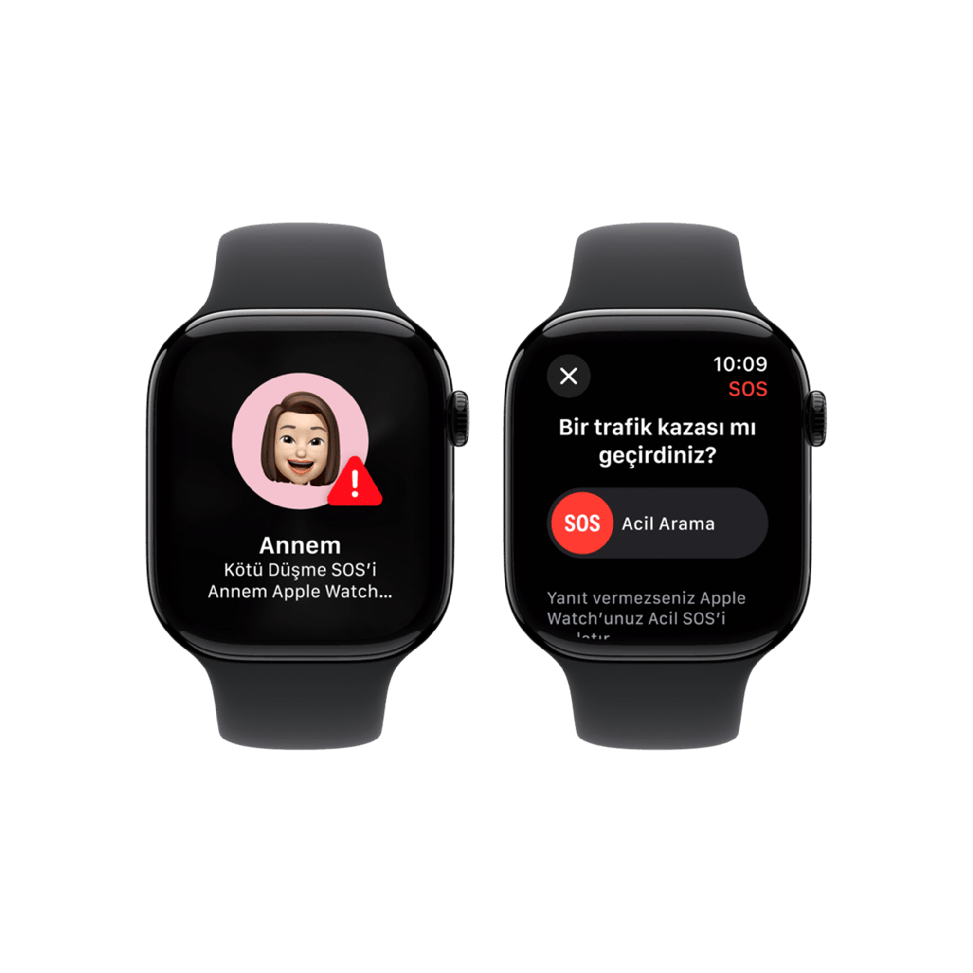 Apple Watch 10 GPS 42mm Siyah SB-S/M Akıllı Saat