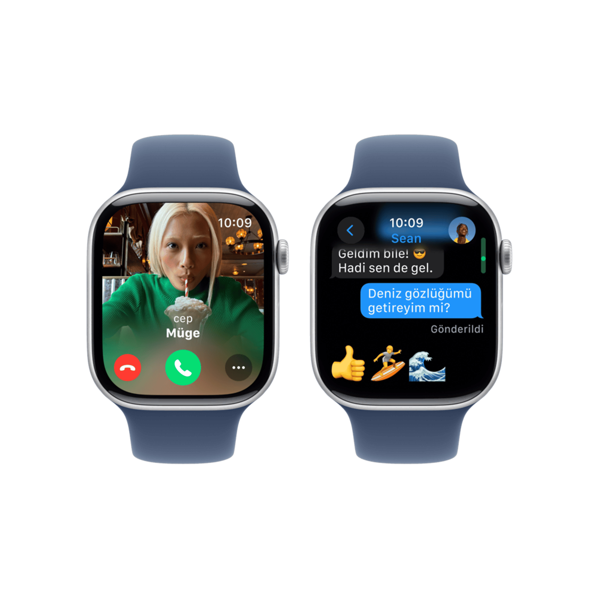 Apple Watch 10 GPS 46mm Gümüş SB-M/L Akıllı Saat