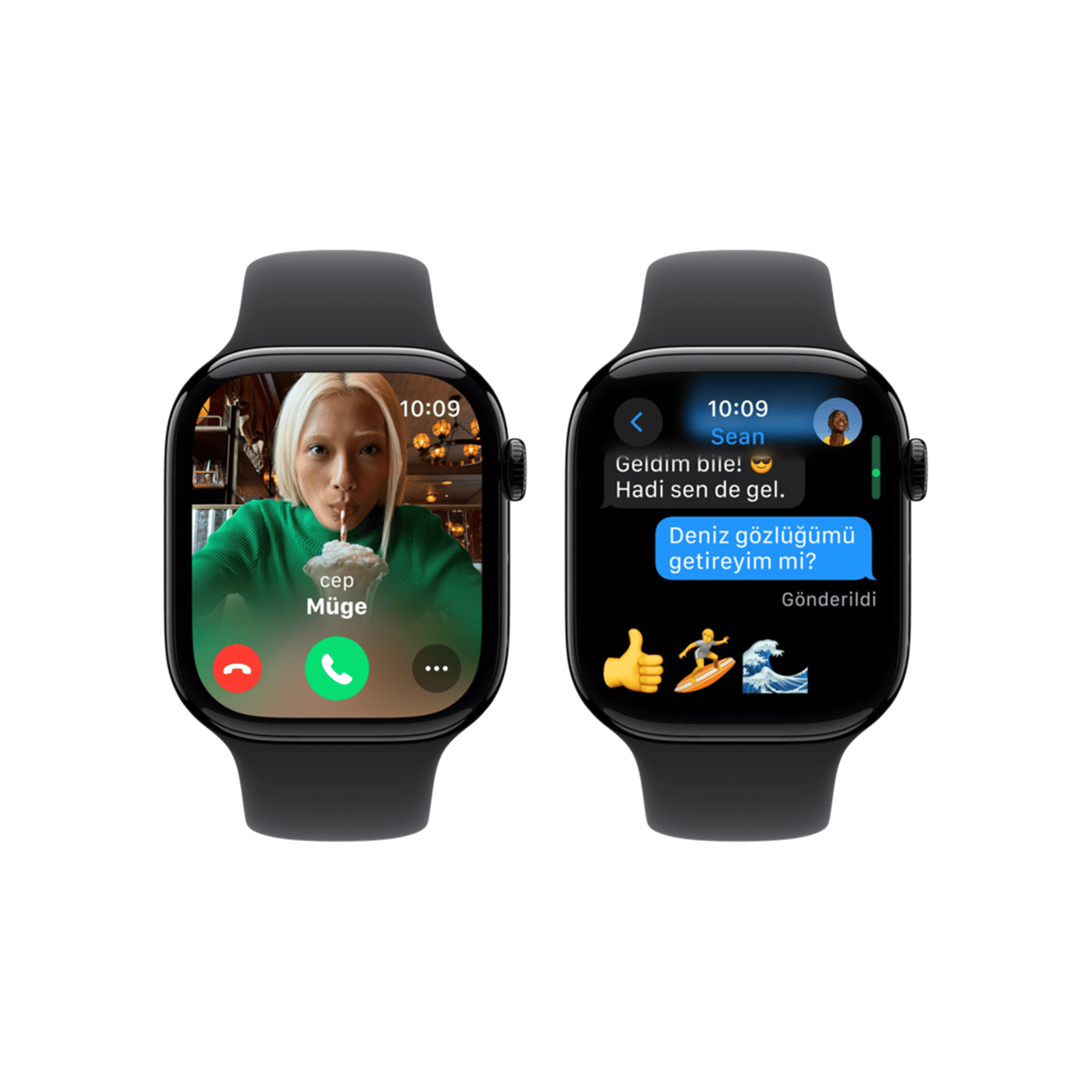 Apple Watch 10 GPS 46mm Siyah SB-M/L Akıllı Saat