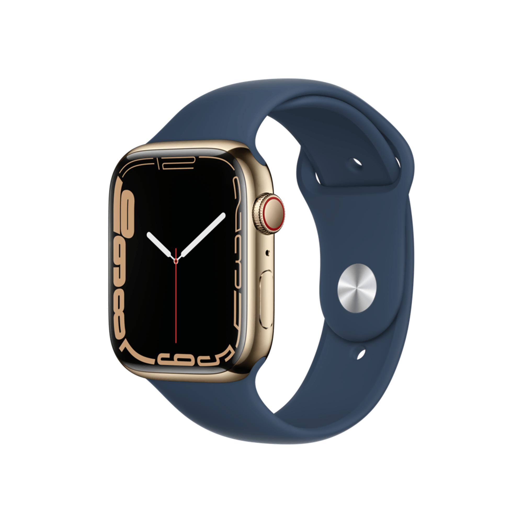 Apple Watch S7 Cellular 45mm Altın-Mavi Giyilebilir Teknoloji