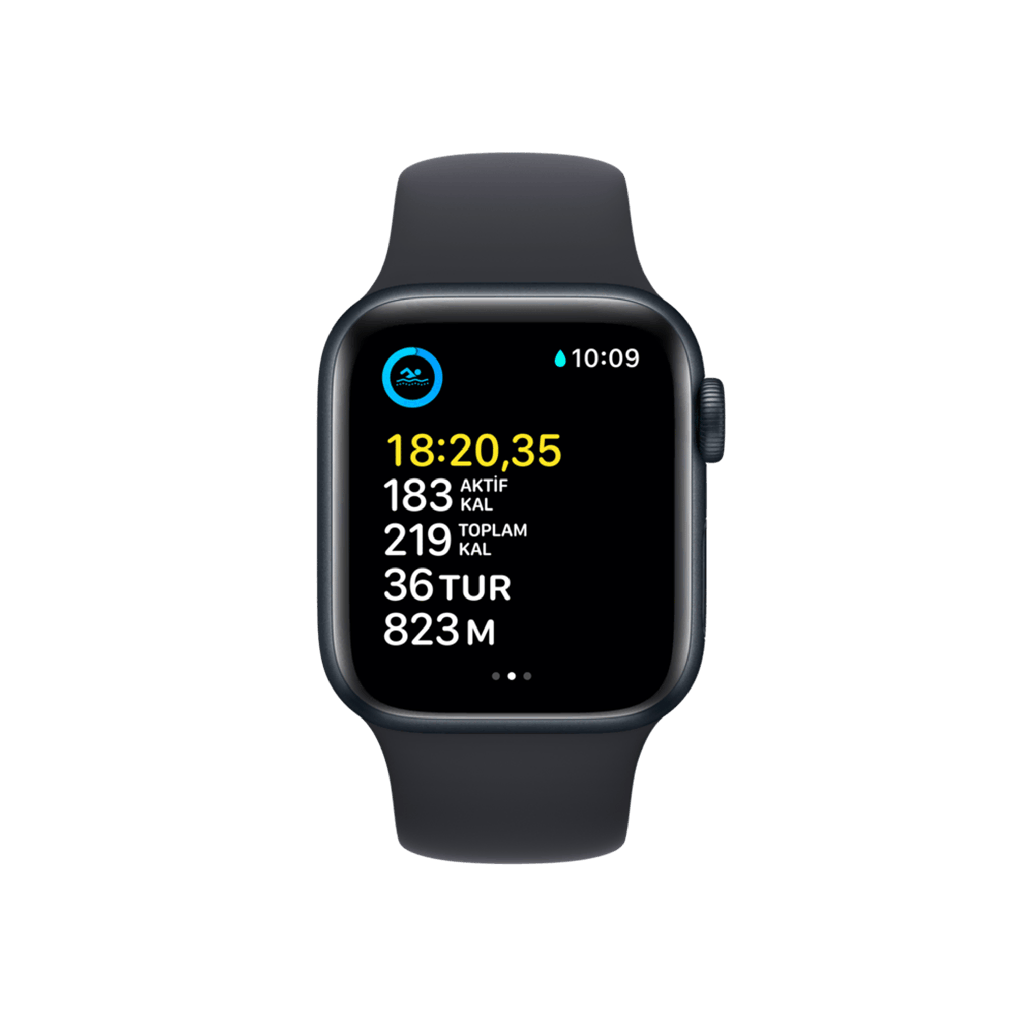 Apple Watch SE 2. Nesil, 40mm Gece Yarısı Akıllı Saat