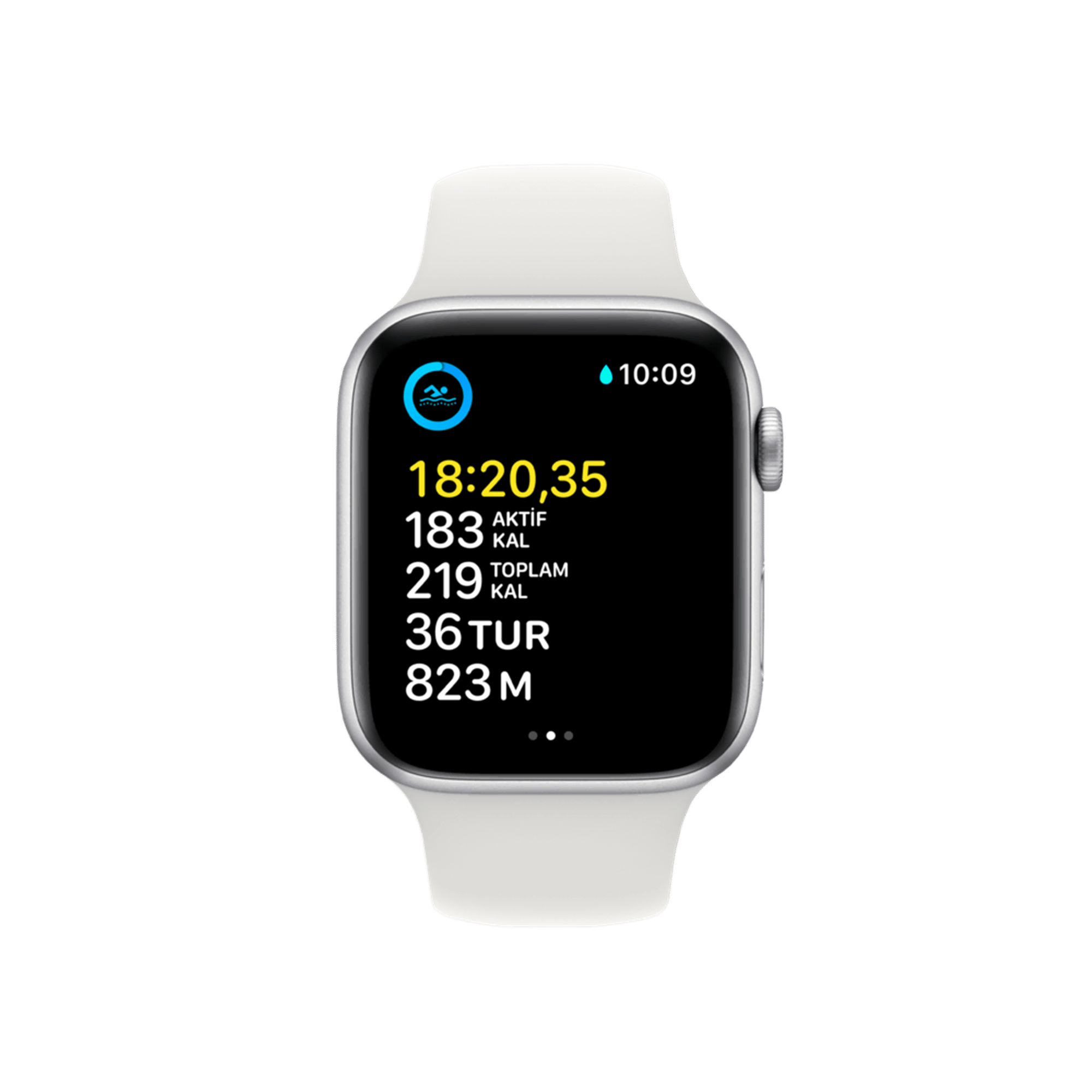 Apple Watch SE 2. Nesil, 44mm Gümüş Akıllı Saat