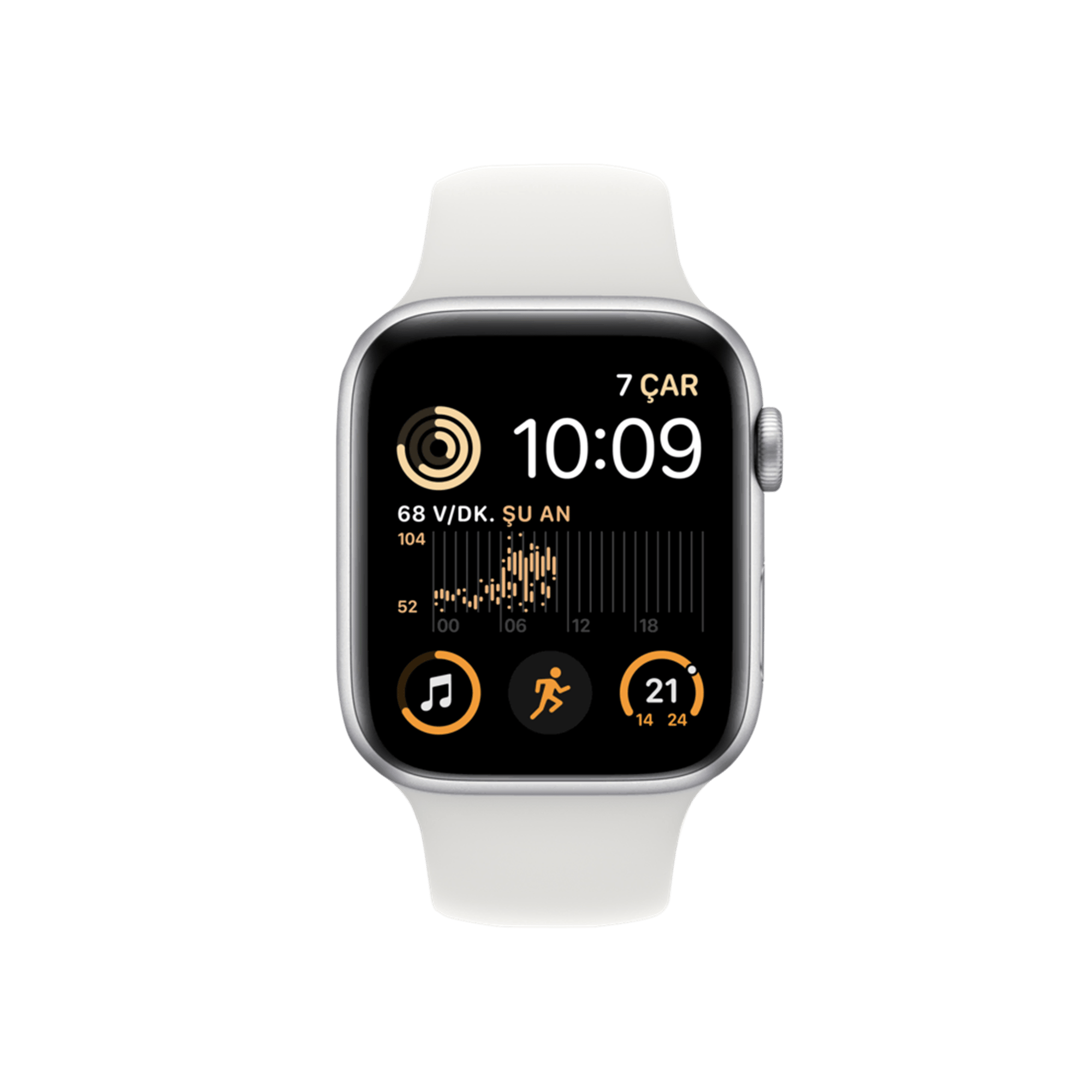 Apple Watch SE 2. Nesil, 44mm Gümüş Akıllı Saat