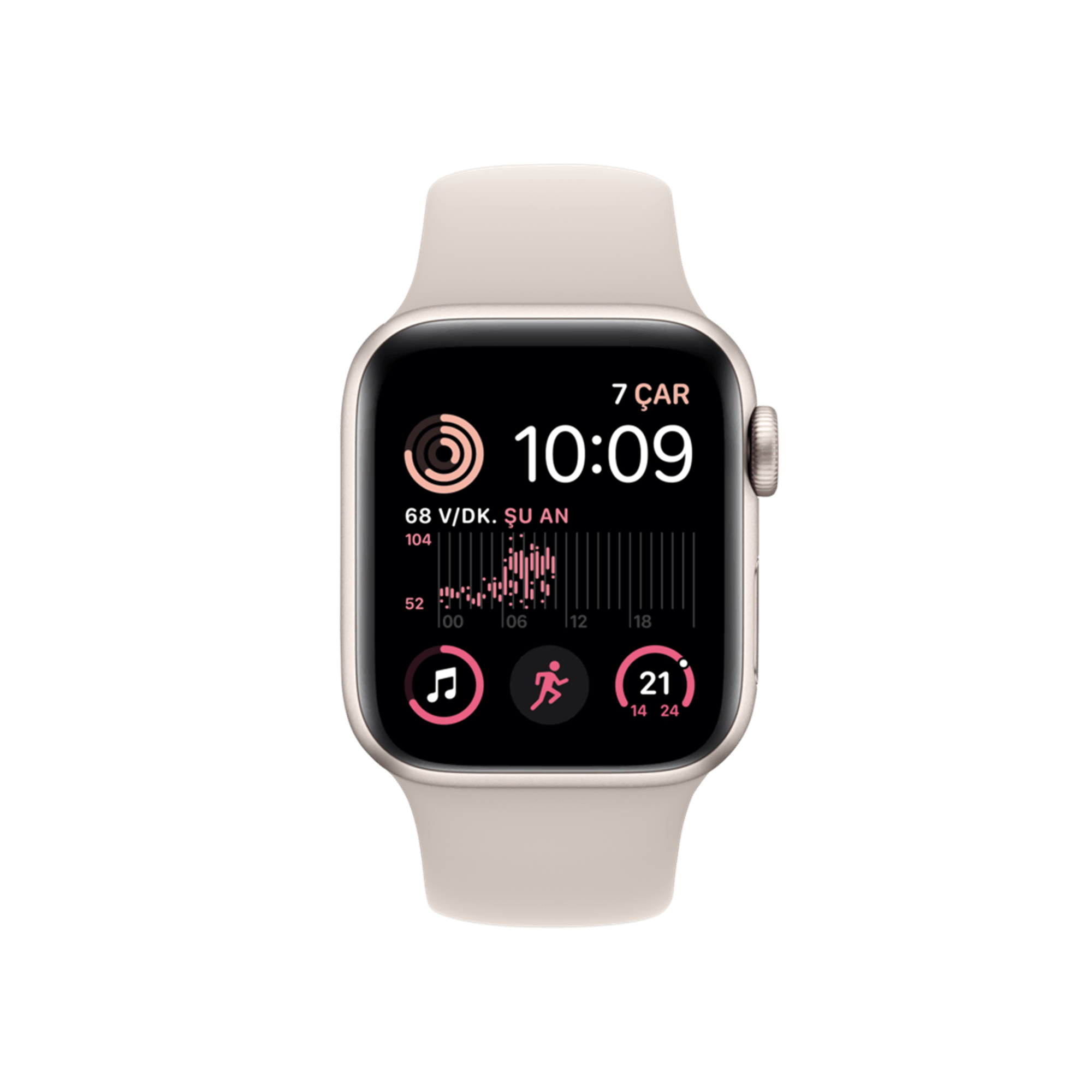 Apple Watch SE, 40mm Yıldız Işığı Yeni Akıllı Saat