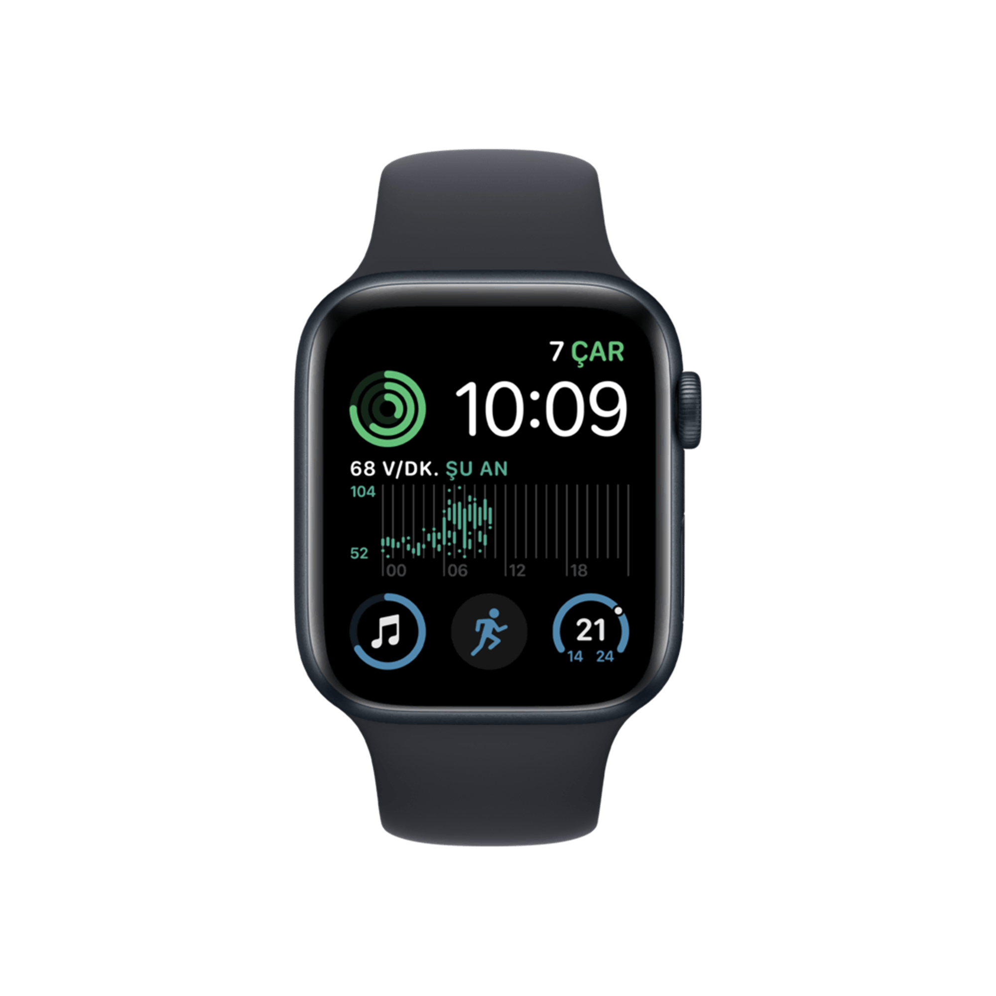 Apple Watch SE, 44mm Gece Yarısı Yeni Akıllı Saat