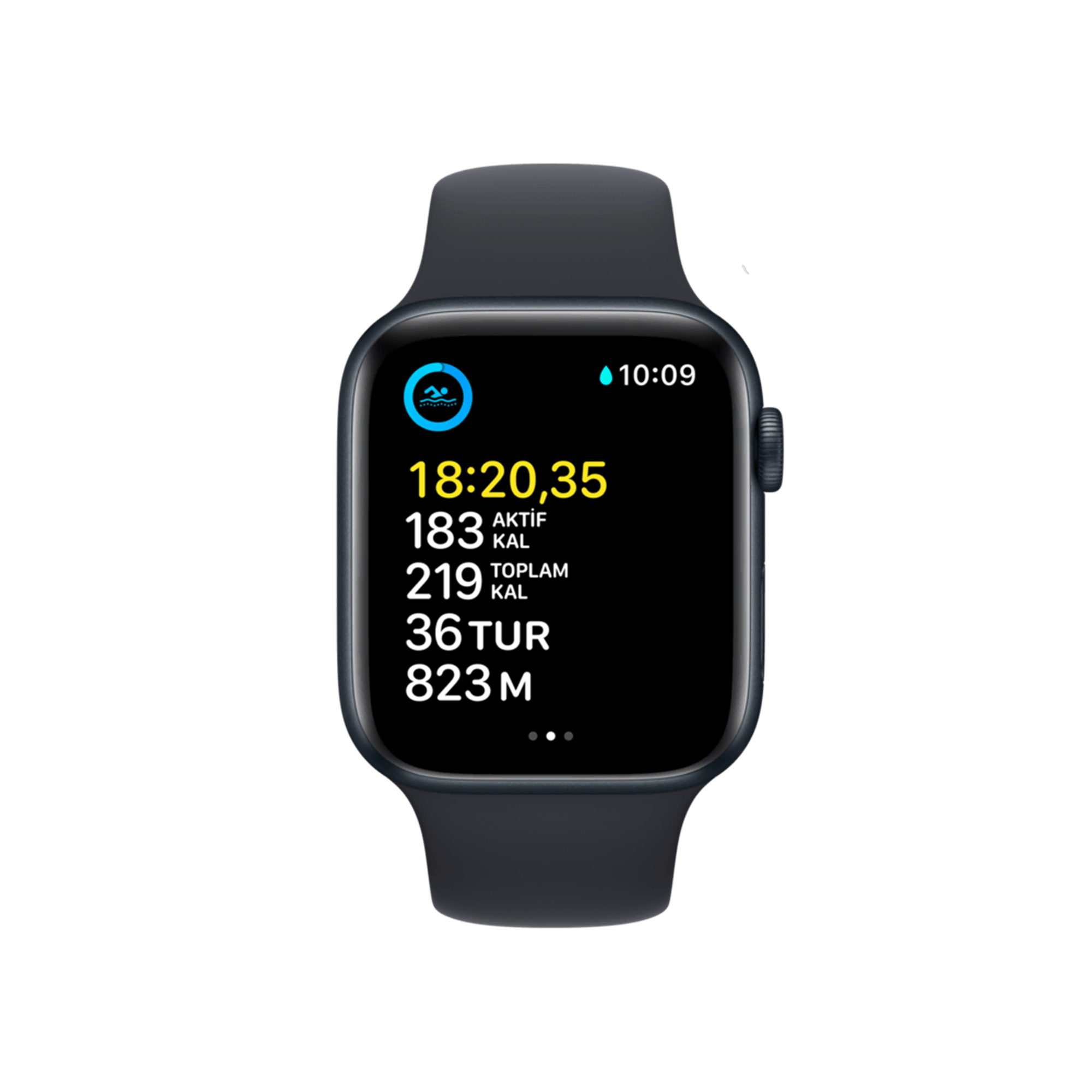 Apple Watch SE, 44mm Gece Yarısı Yeni Akıllı Saat