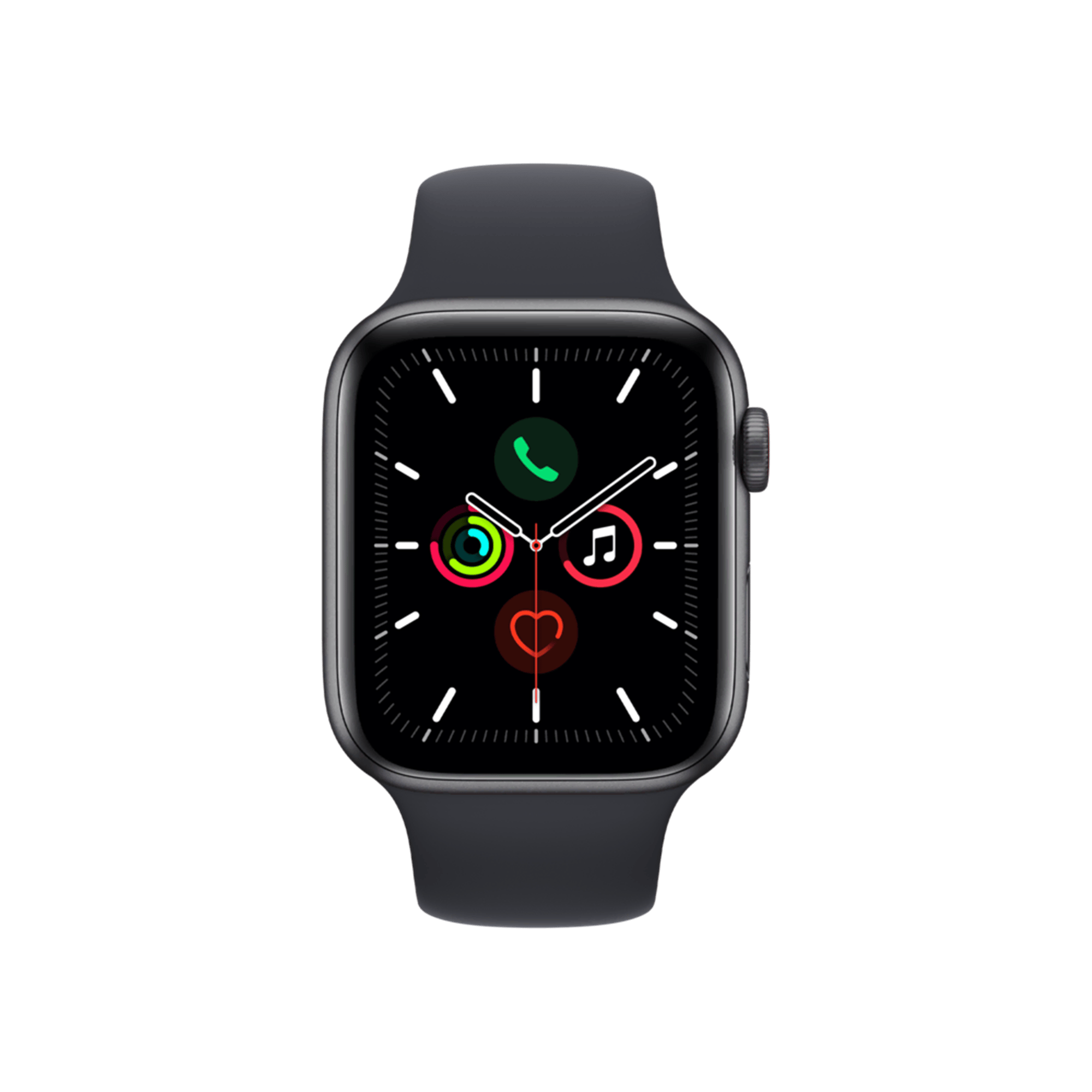 Apple Watch SE Cellular 44mm Siyah Giyilebilir Teknoloji
