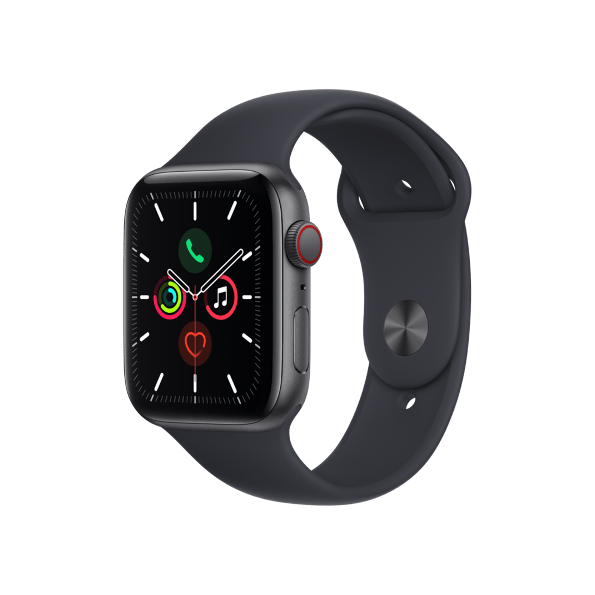 Apple Watch SE Cellular 44mm Siyah Giyilebilir Teknoloji