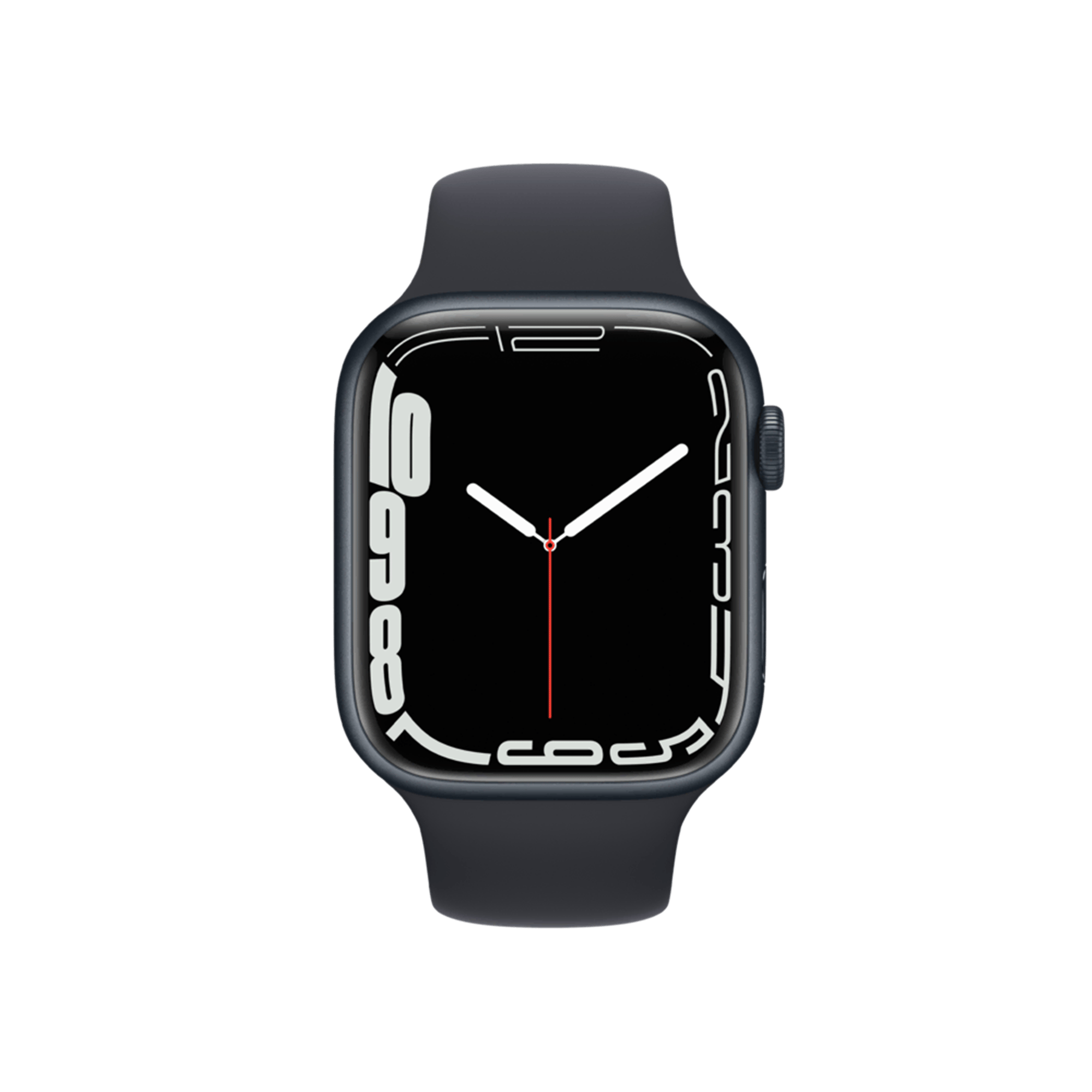 Apple Watch Series 7, 45mm Gece Yarısı Giyilebilir Teknoloji