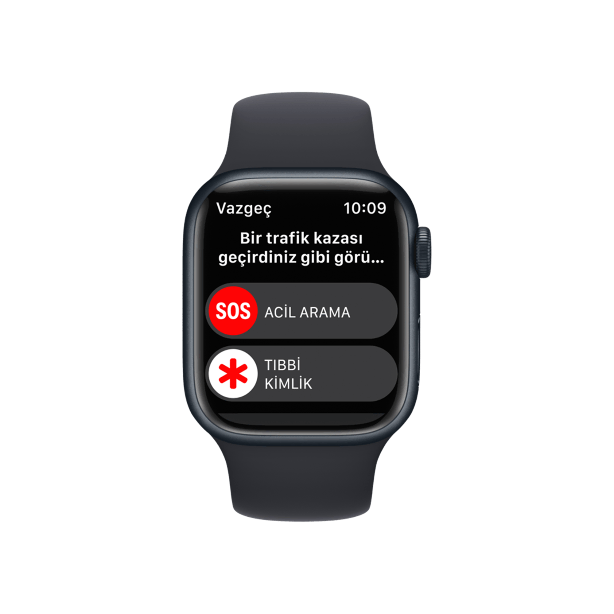 Apple Watch Series 8, 41mm Gece Yarısı Akıllı Saat