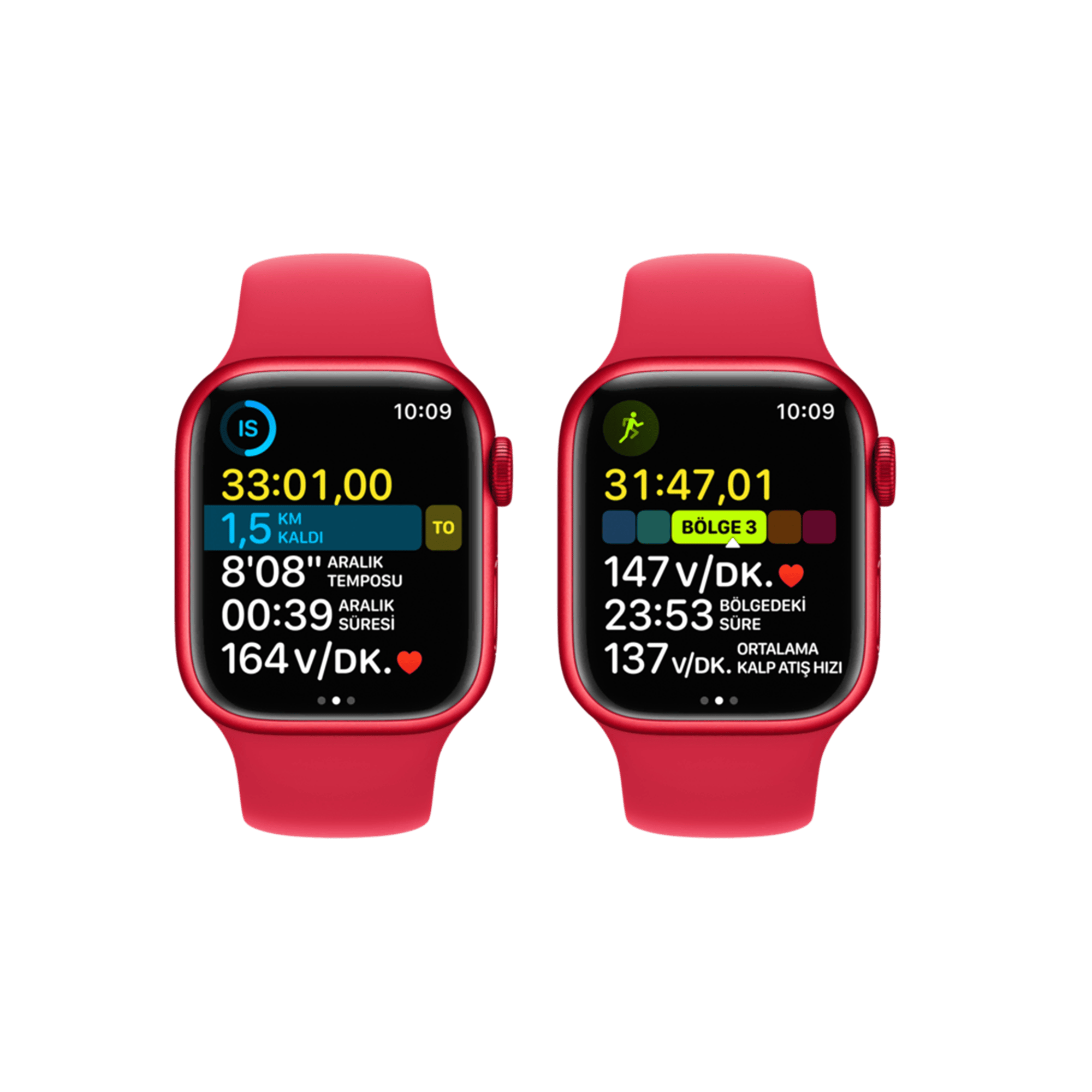 Apple Watch Series 8, 41mm Kırmızı Akıllı Saat