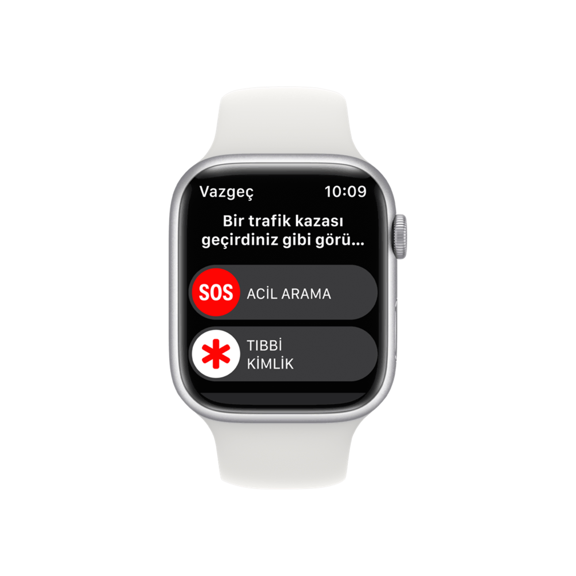 Apple Watch Series 8, 45mm Gümüş Akıllı Saat