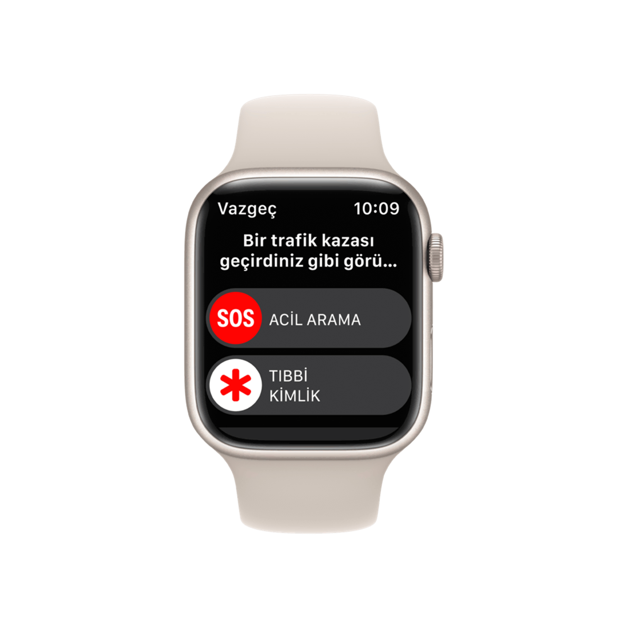 Apple Watch Series 8, 45mm Yıldız Işığı Akıllı Saat