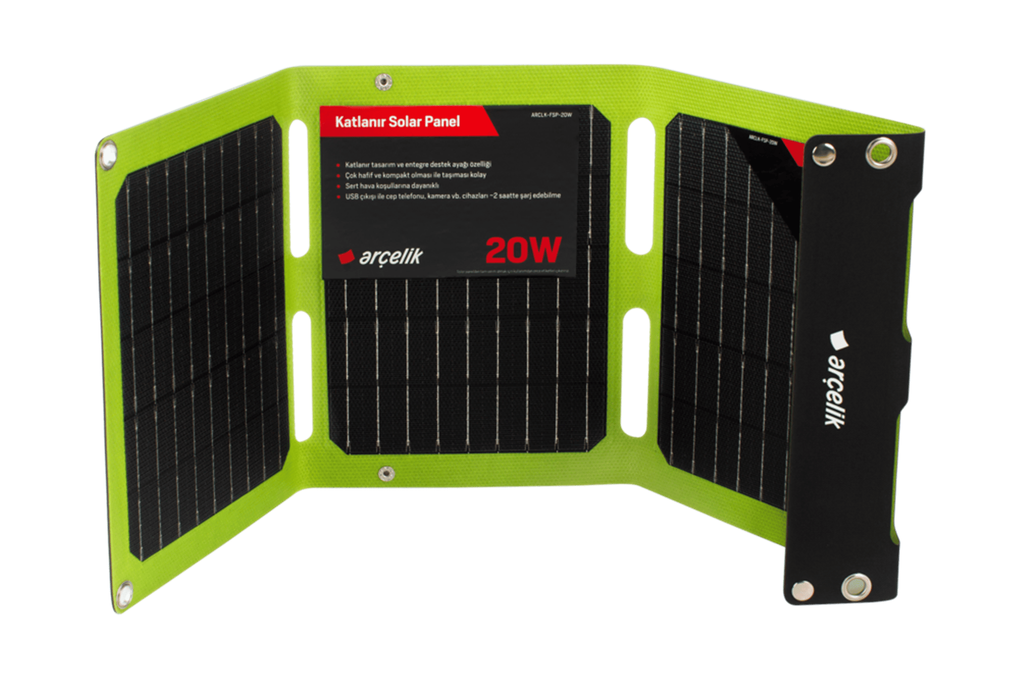 ARCLK-FSP-20W Taşınabilir Güneş Paneli