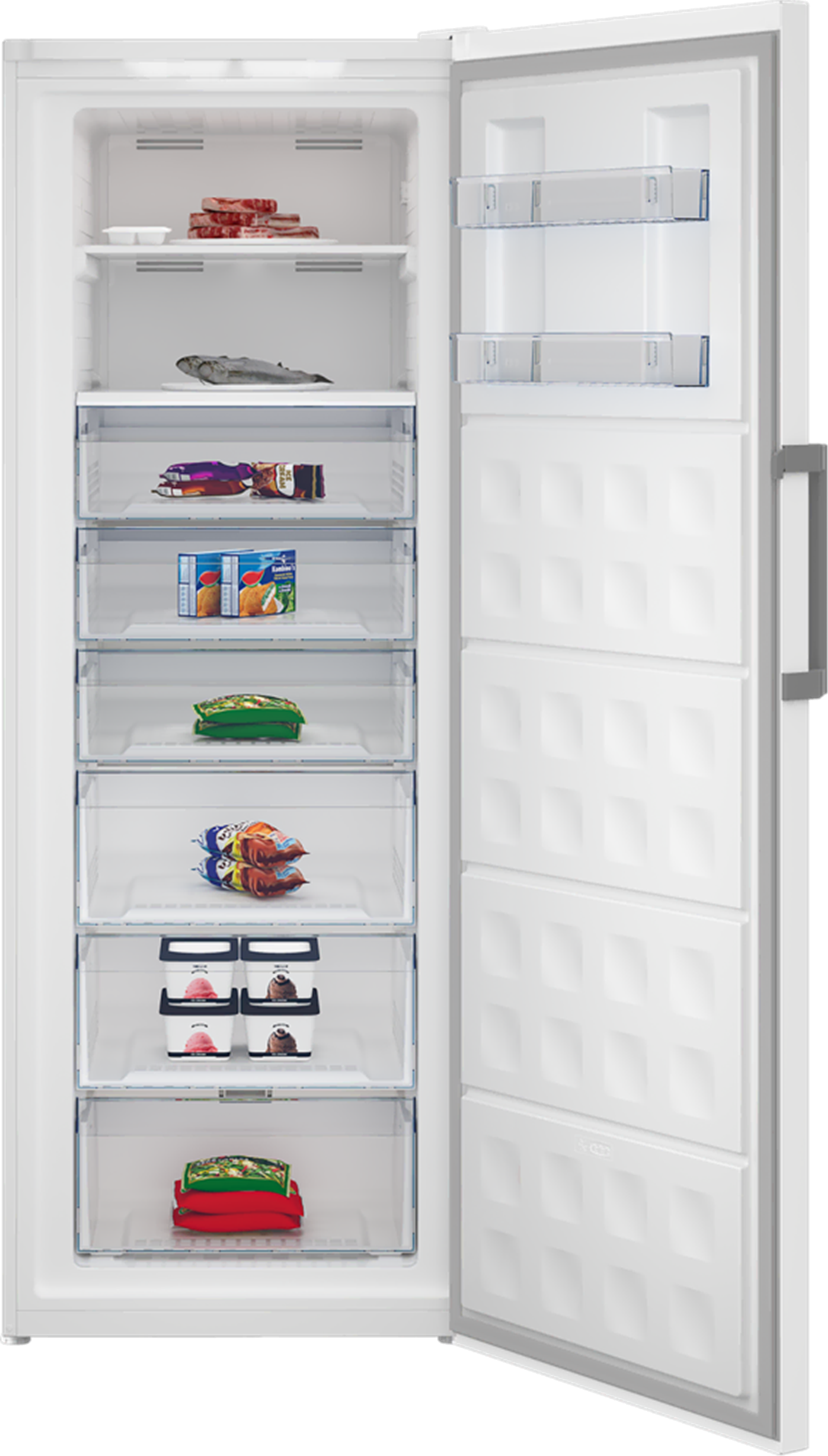 Beko 7783 DEB Yapay Zeka Teknolojili 8 Bölmeli Derin Dondurucu