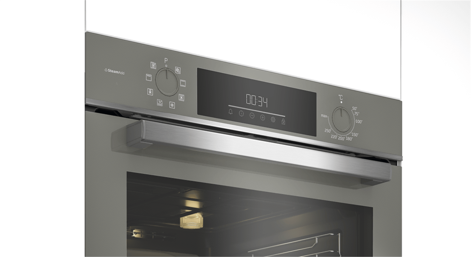 Beko BFC 431 G Gri Buhar Destekli Fırın